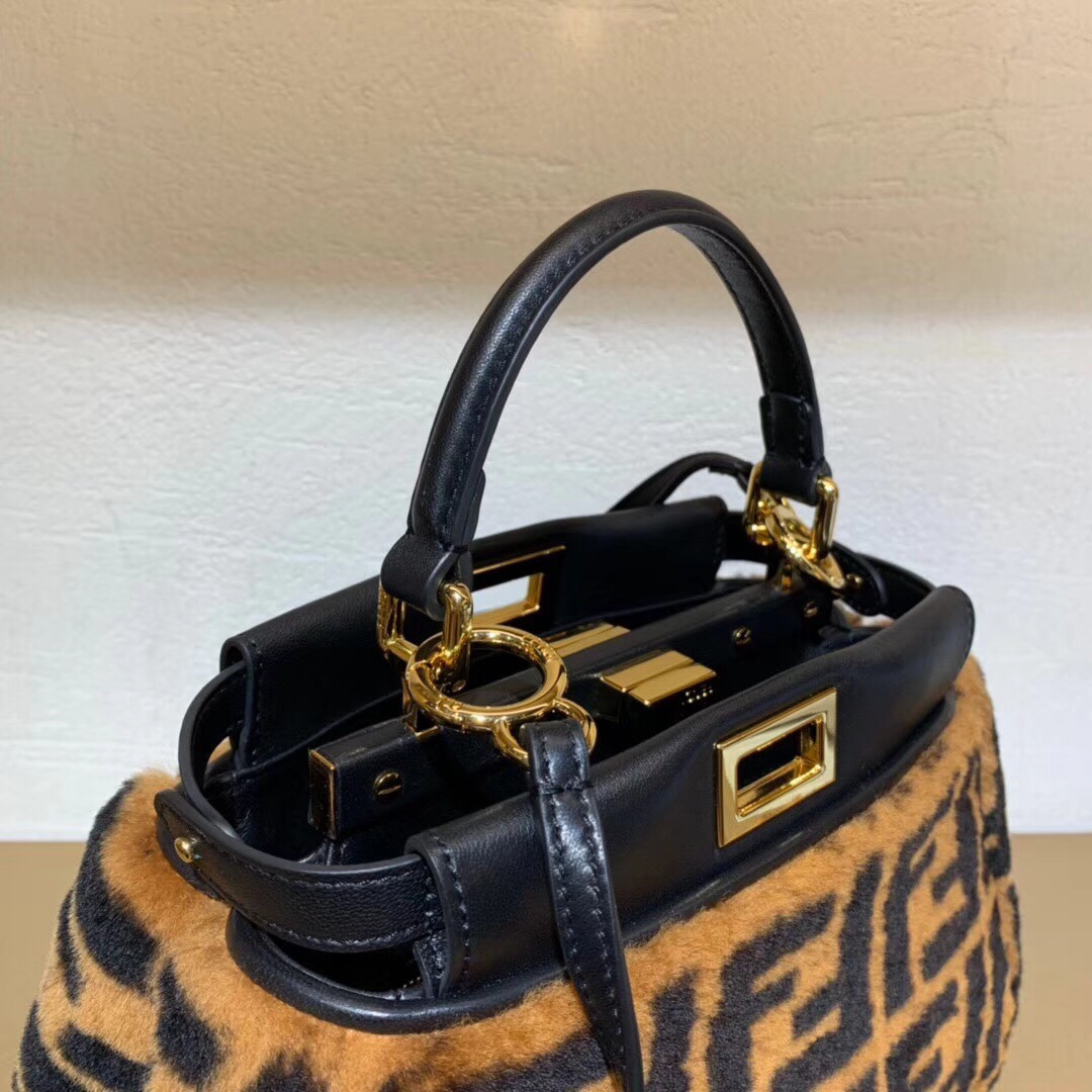 F**di peekaboo handbags-27cm