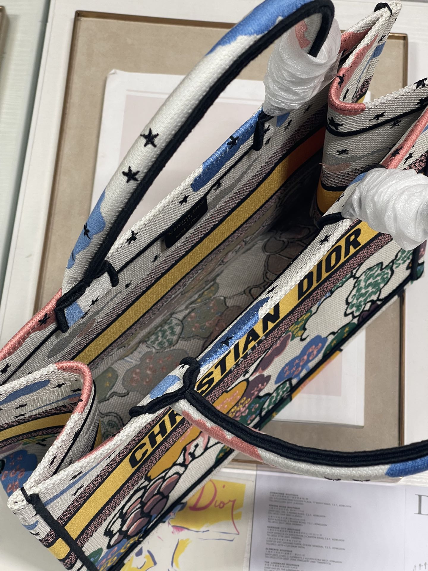 D*or small book tote-36.5cm