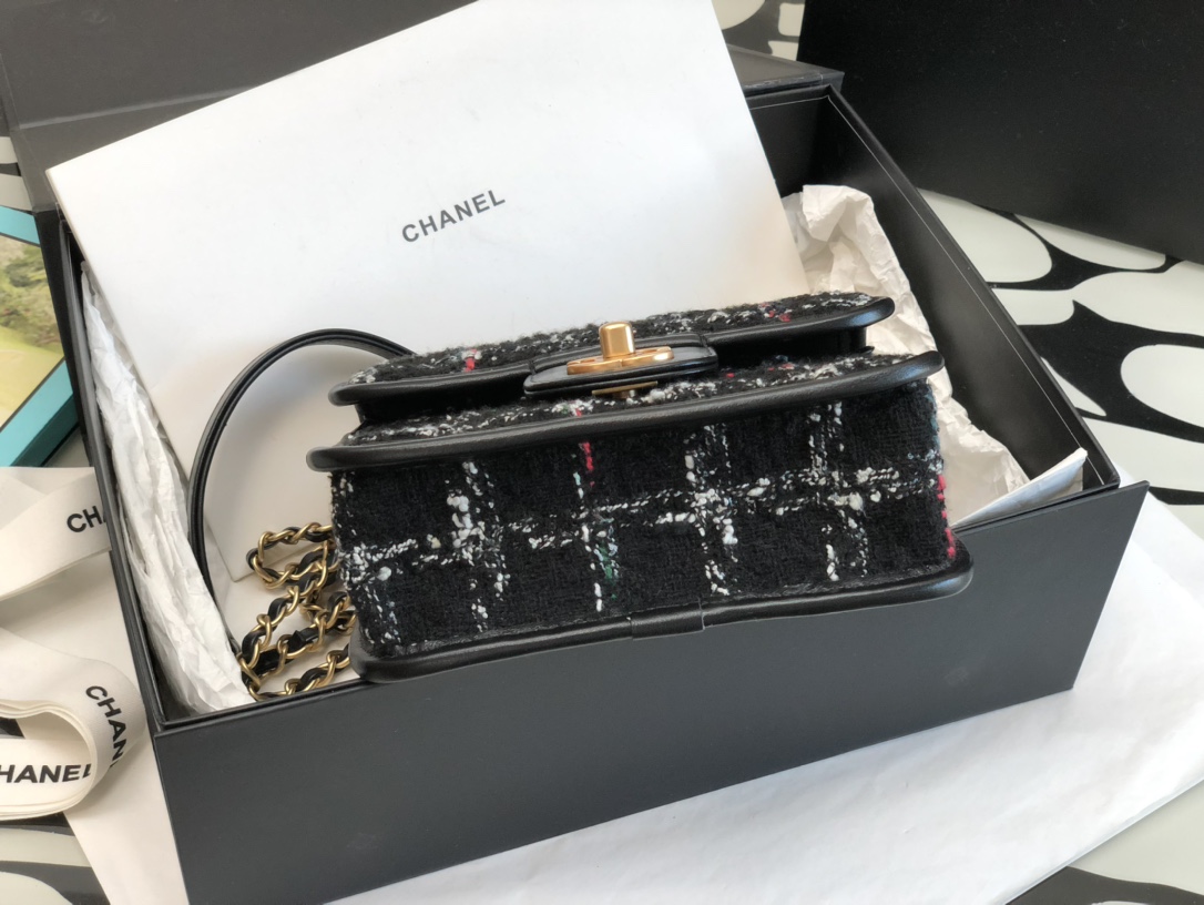 Ch@nel Flap Bag-17*20.5*6CM