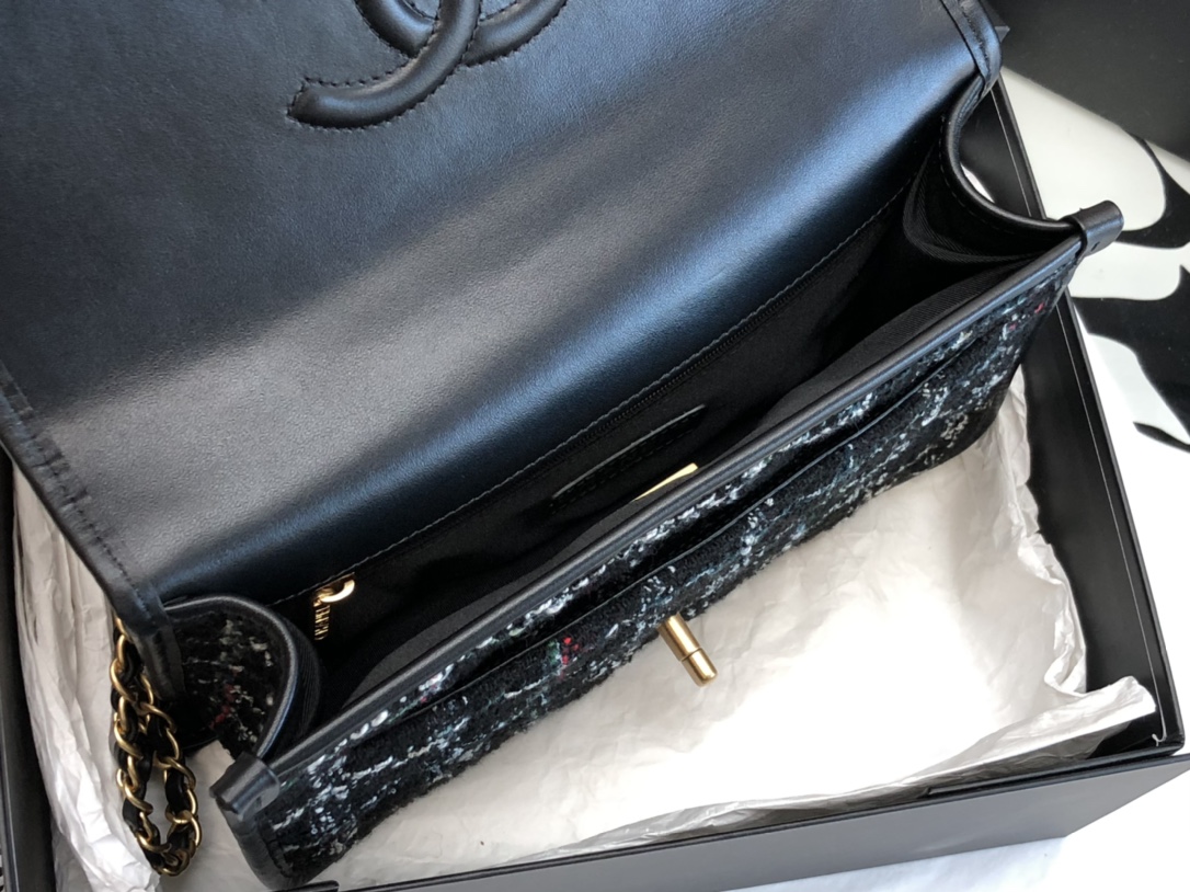 Ch@nel Flap Bag-25*21*7CM