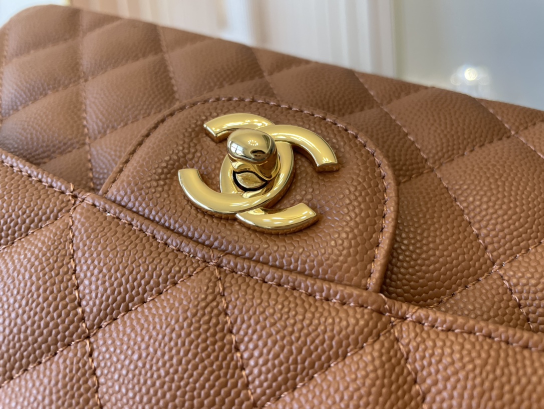 Ch@nel Flap Bag-Caviar-23CM