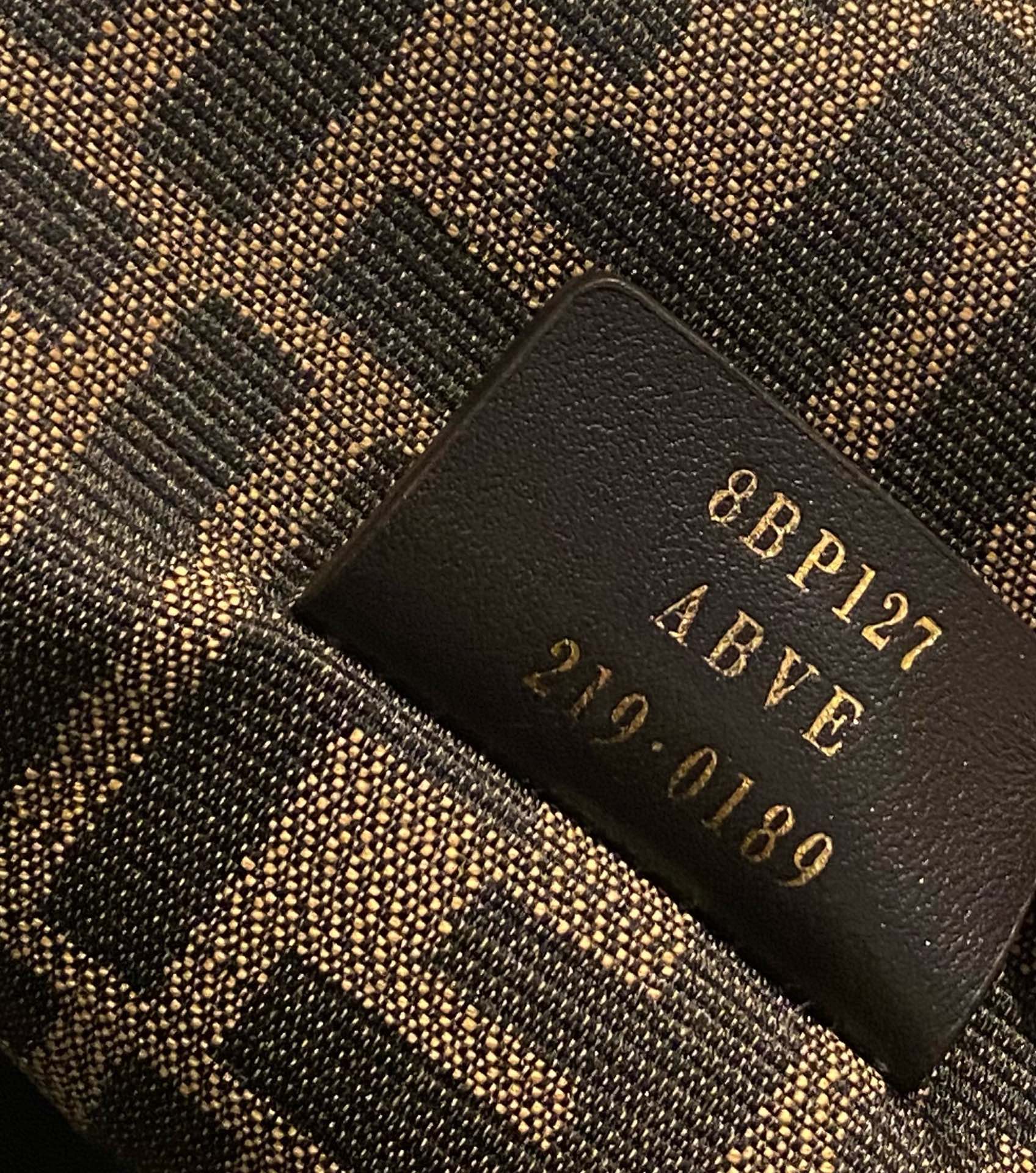 F**di first bag-26*18*9.5/32.5*23.5*15cm(black)