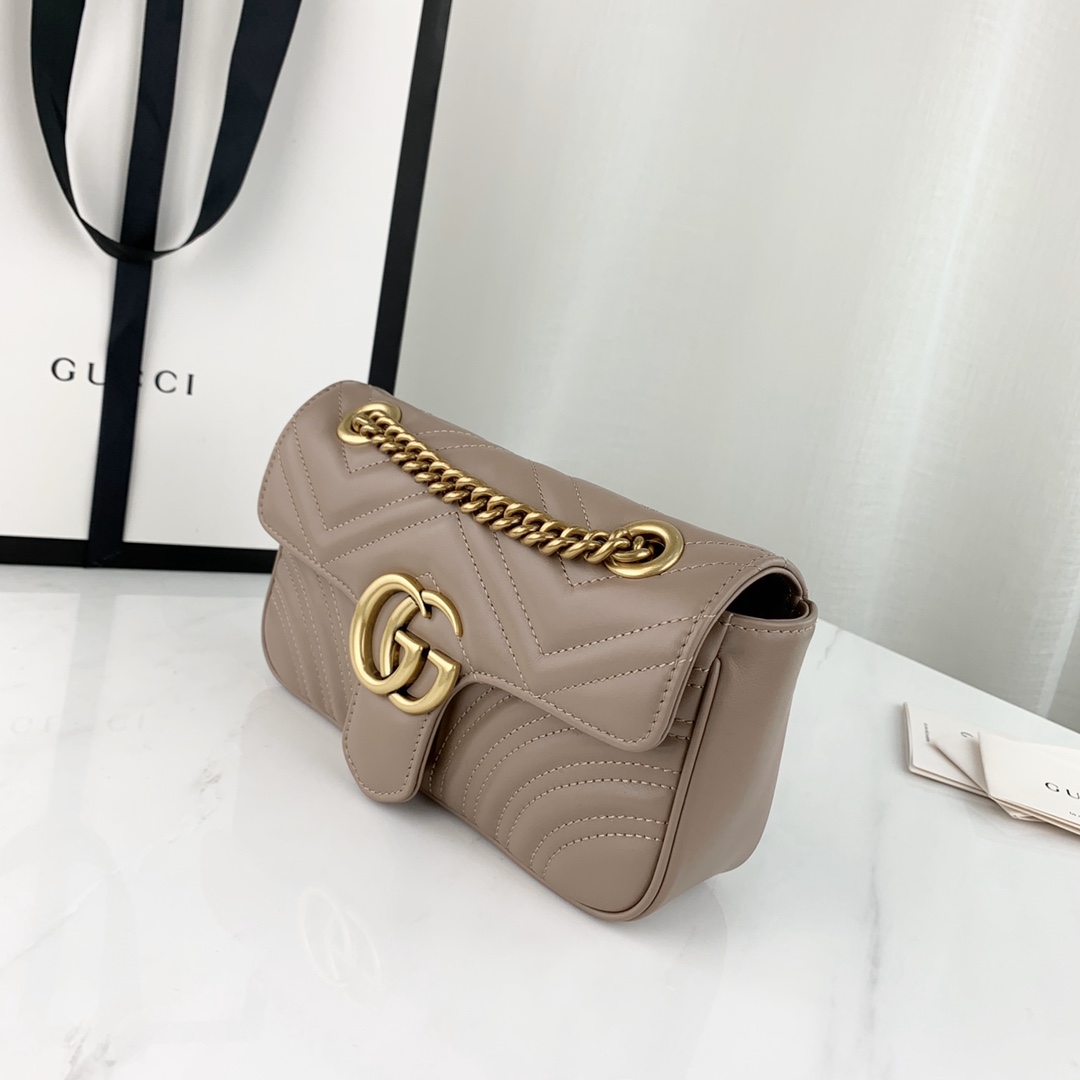 G*u*i marmont bag-14*23*6cm