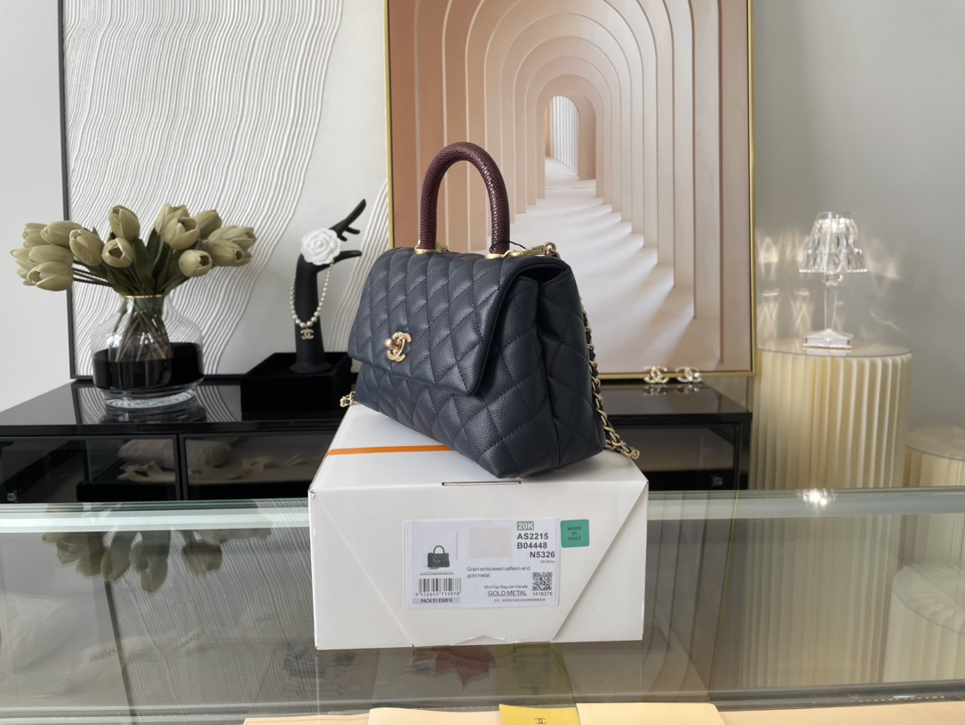 Ch@nel Coco Handlebag-23CM