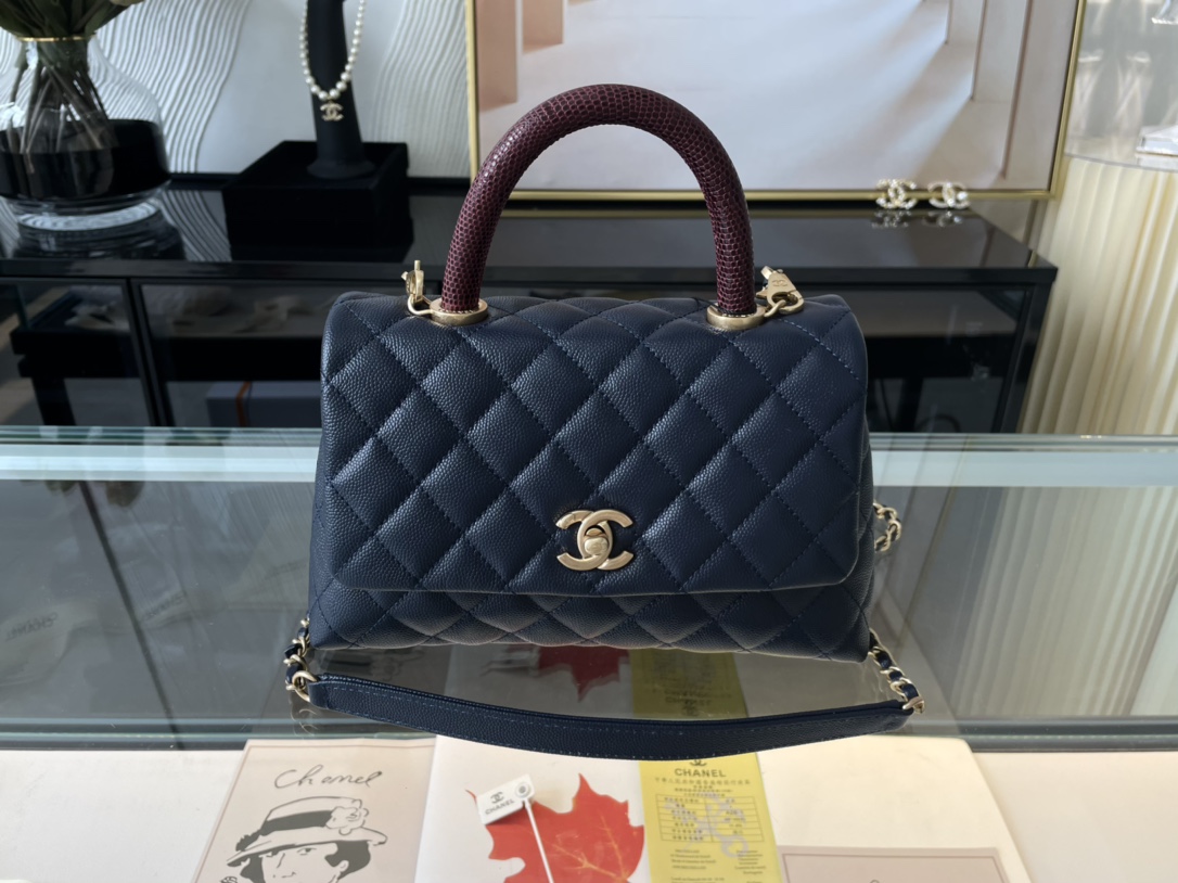 Ch@nel Coco Handlebag-23CM