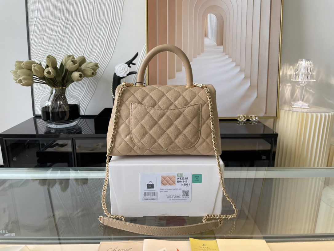 Ch@nel Coco Handlebag-23CM