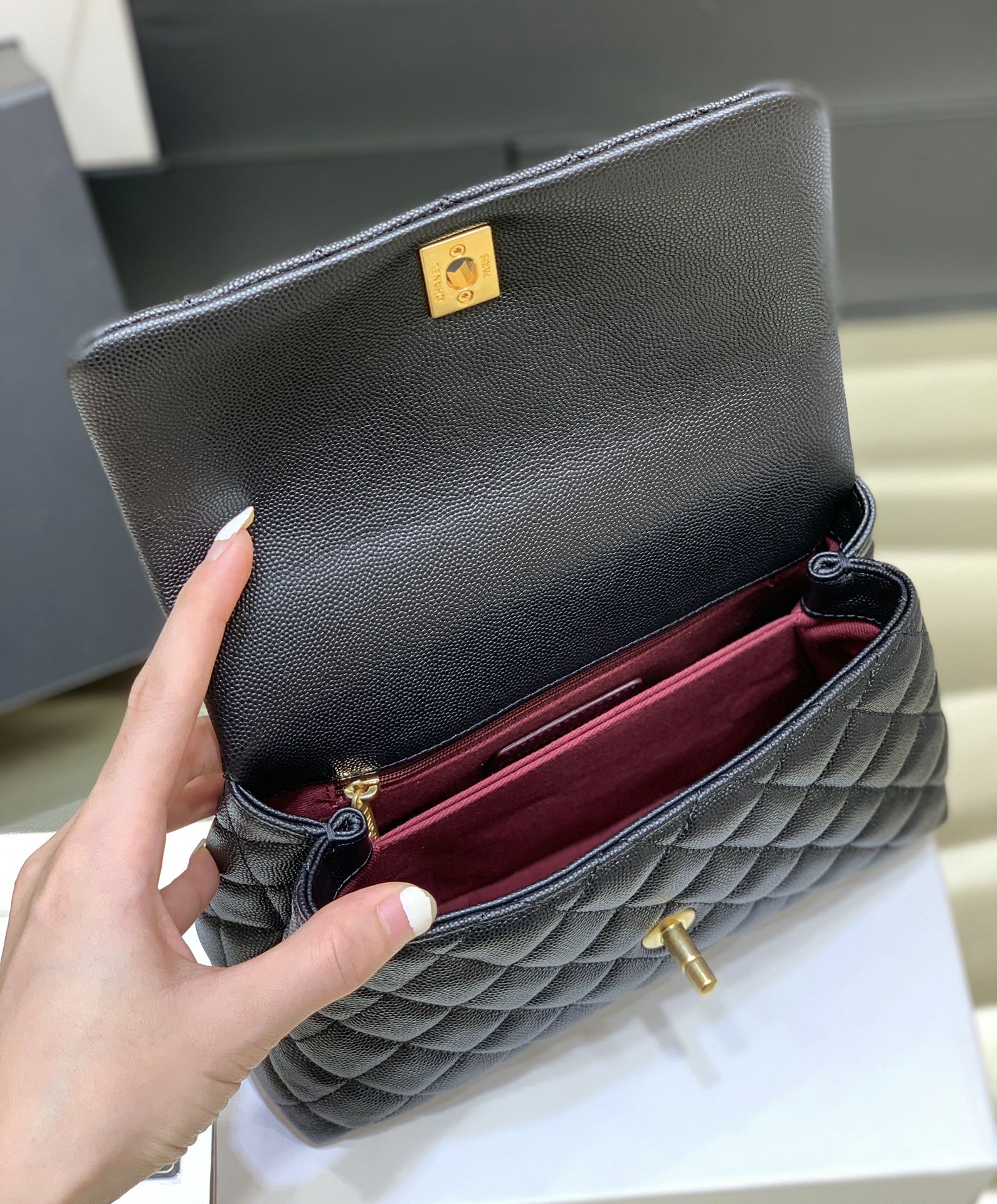 Ch@nel Coco Handlebag-23CM