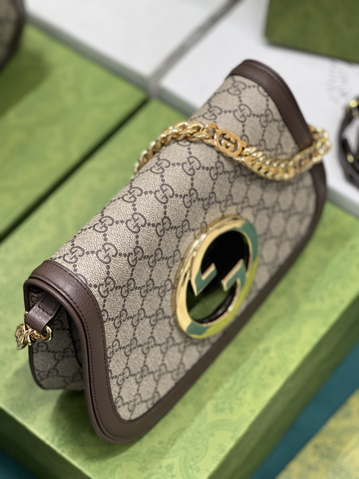 G*u*i blondie shoulder bag-28*16*4cm