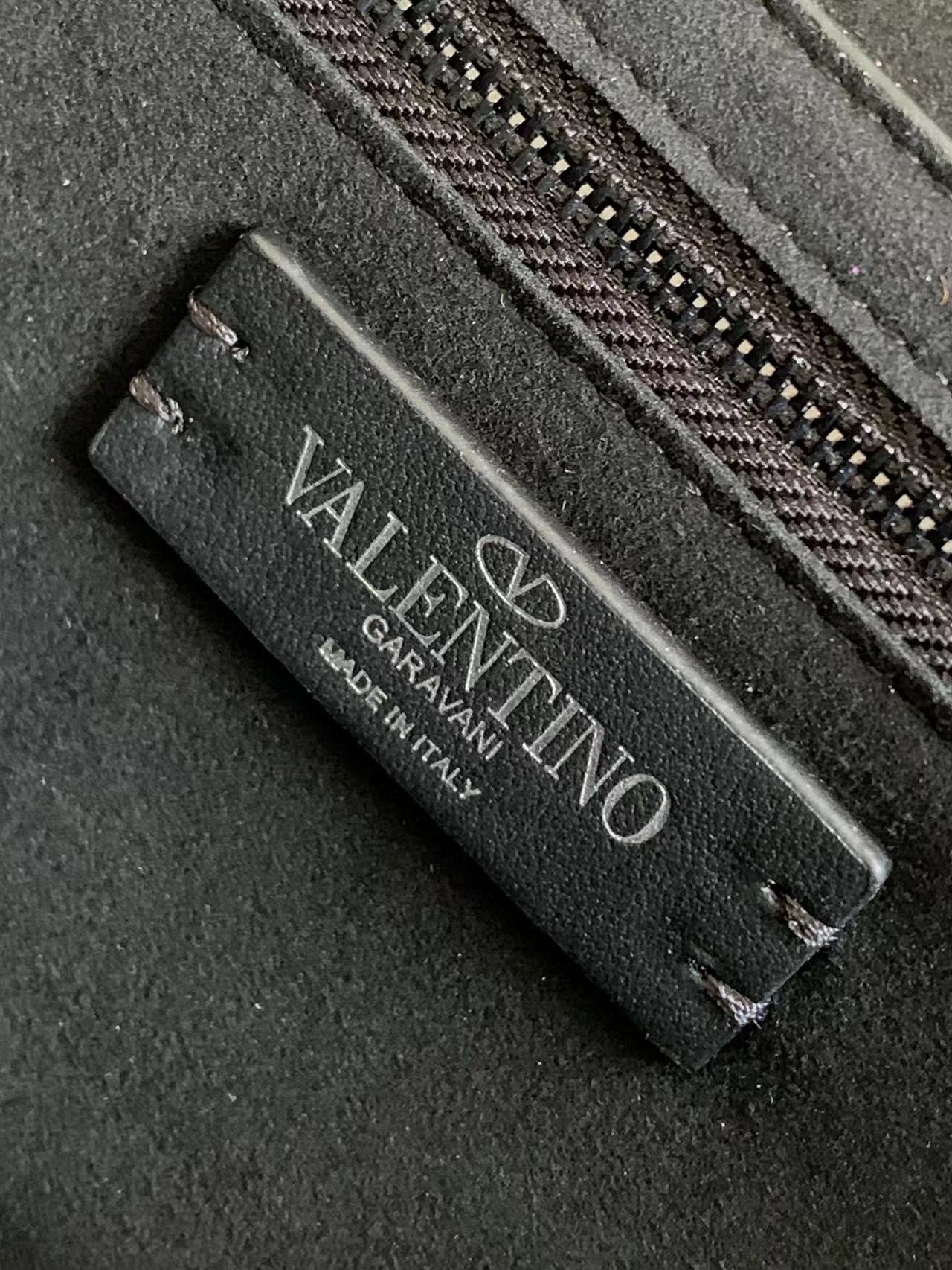 Valentino Roman Stud The Soulder BAG In Nappa With Chain-26x16x8CM