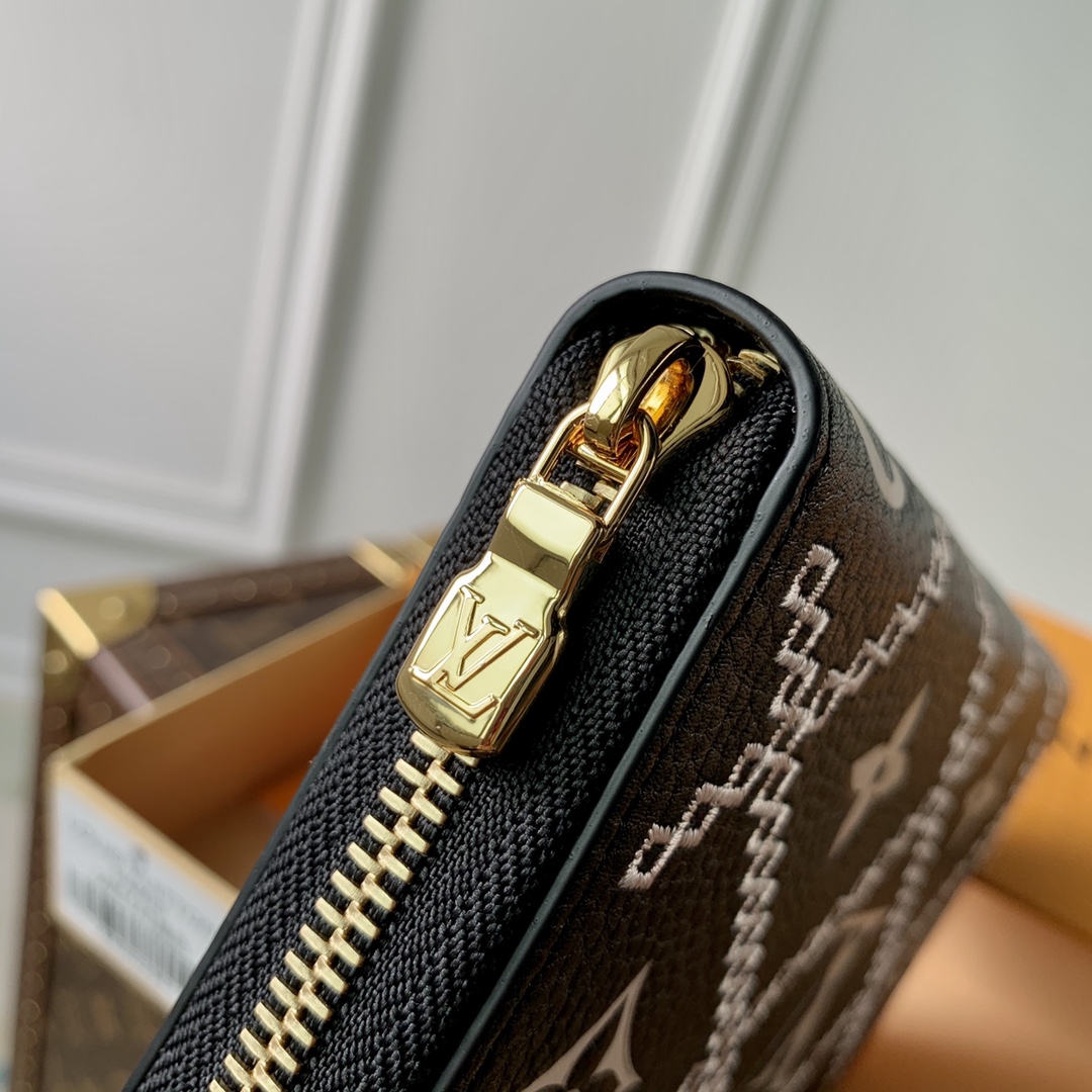 l**is V*t*n monogram vernis zippy wallet m81141-19.5x10.5x2.5cm