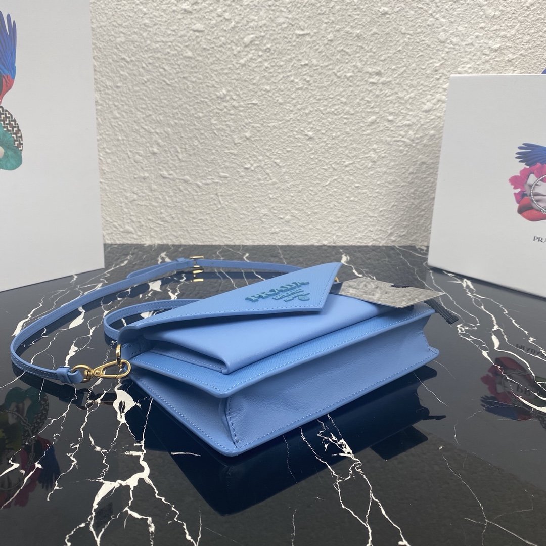 Pra*a 1bp020 saffiano chain bag-20*12*4cm