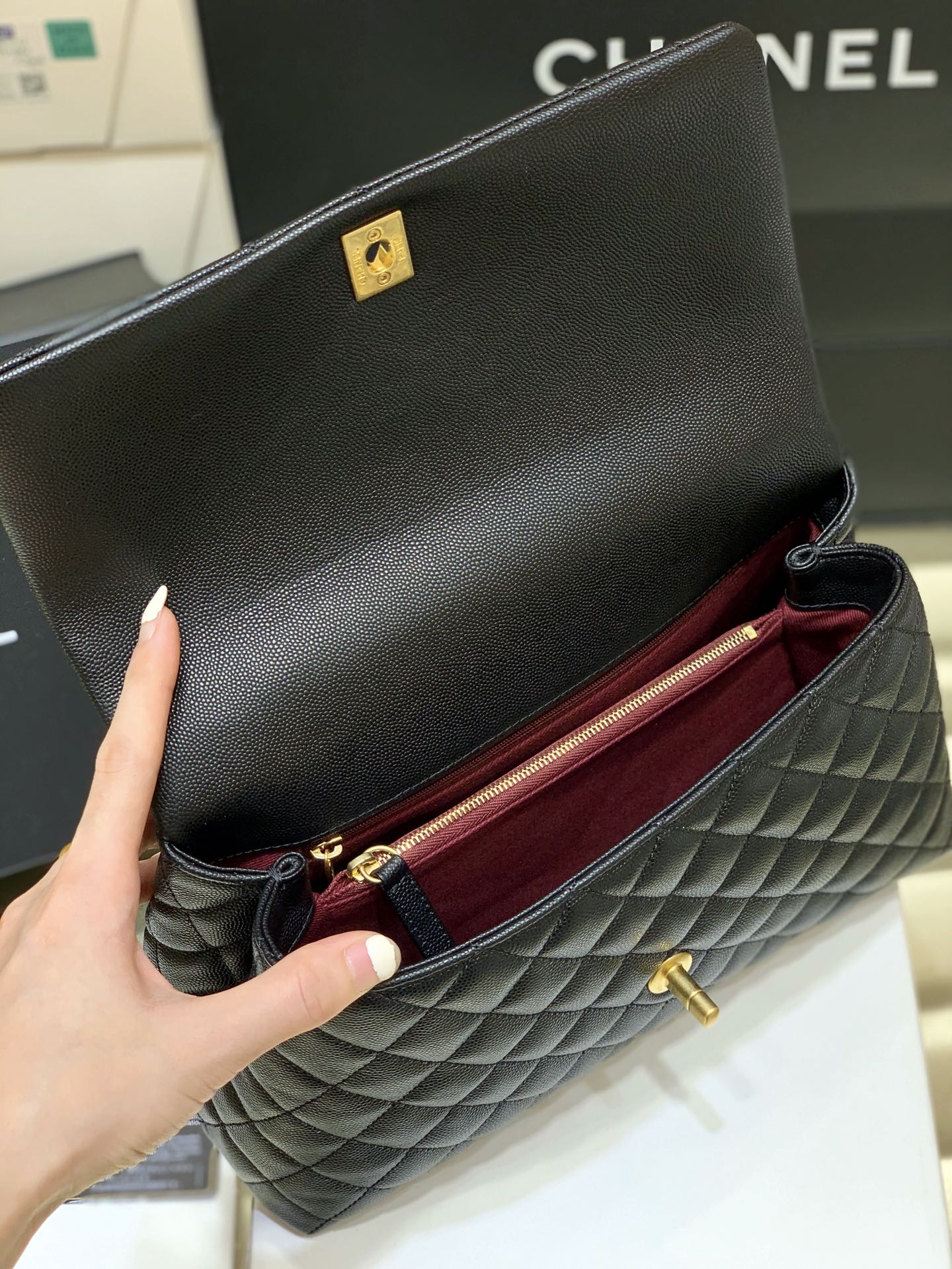 Ch@nel Coco Handlebag-28CM