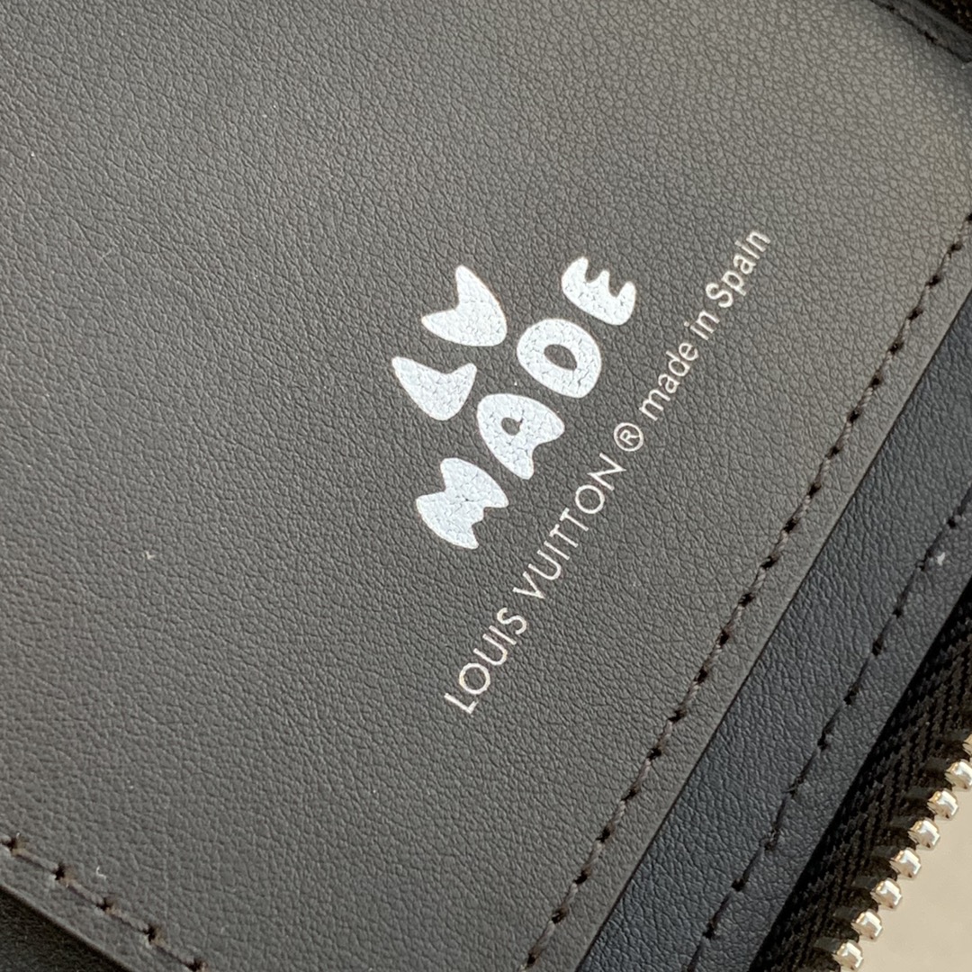 l**is V*t*n zippy vertical wallet m63095-20*10cm