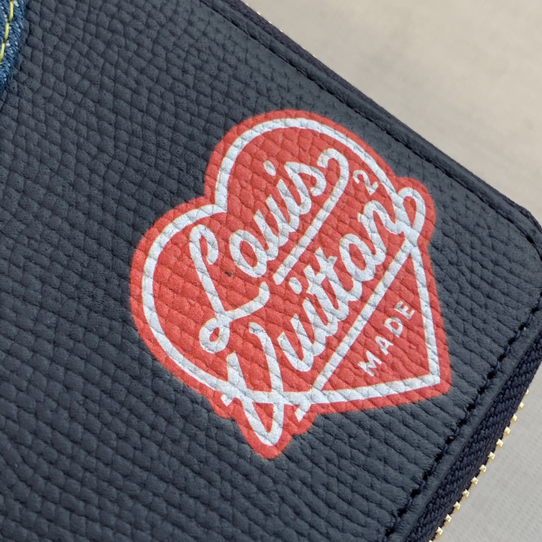 l**is V*t*n zippy vertical wallet m63095-20*10cm