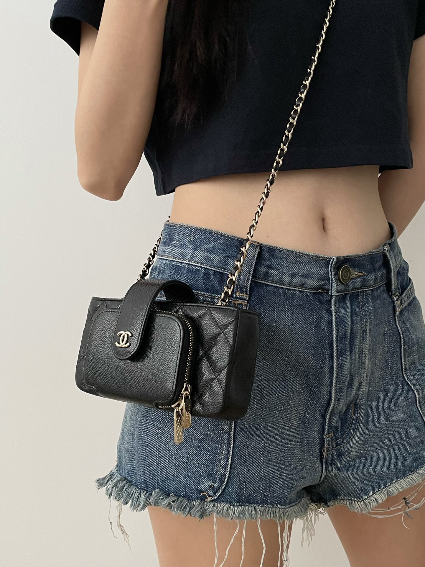 Ch@nel Chain Coin Purse-19*10*3.5CM