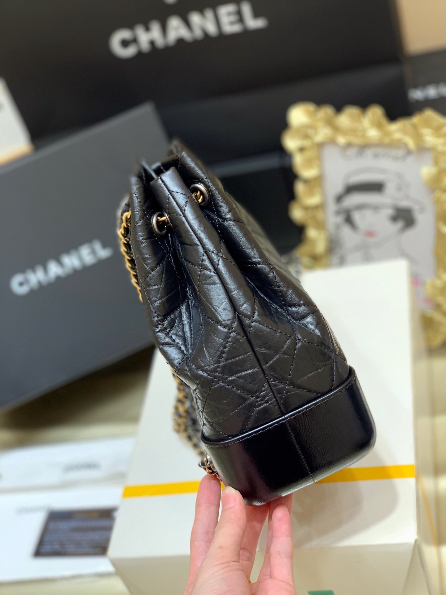 Ch@nel Gabrielle Backpack-23x22.5x10.5CM