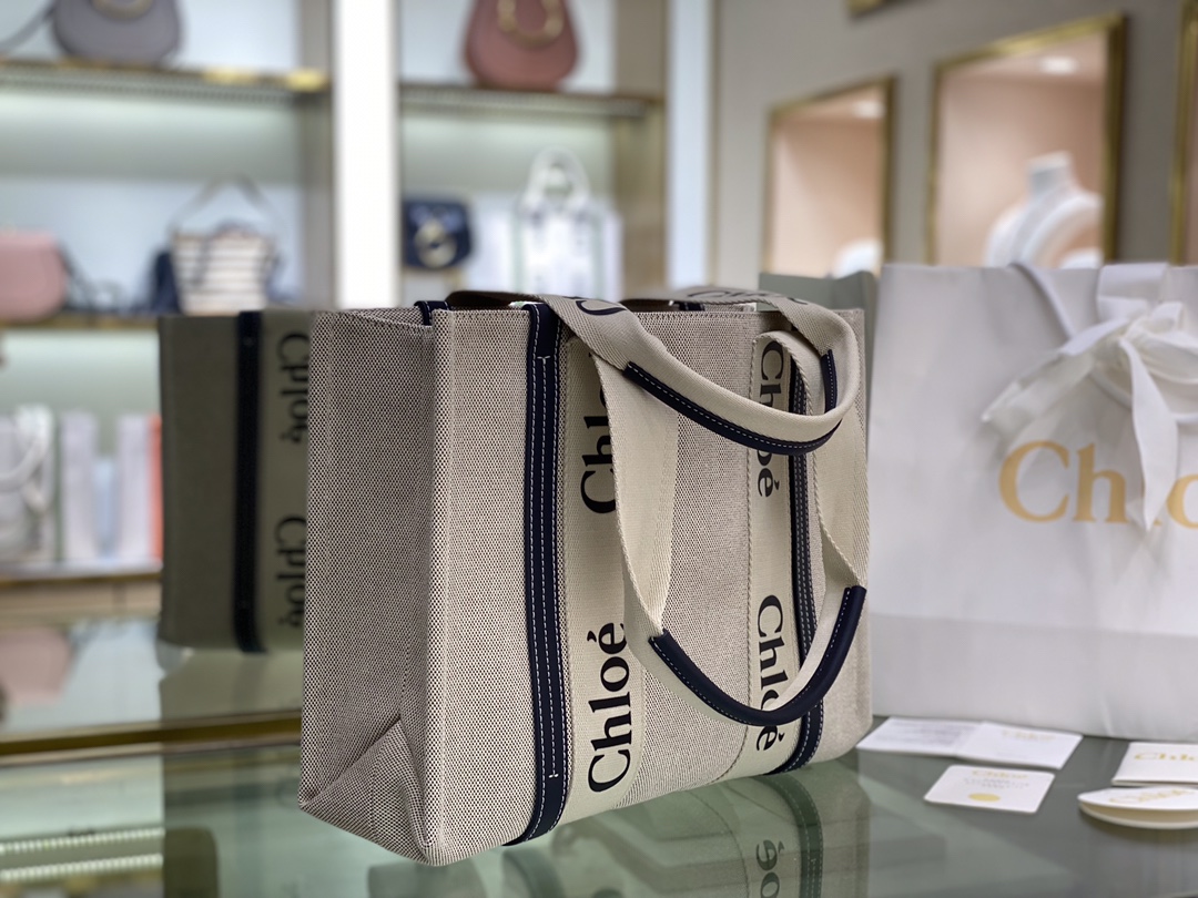 Chloe Woody Tote Bag