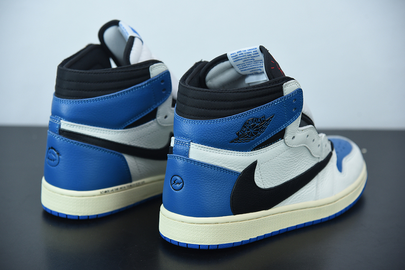 TRAVIS SCOTT X FRAGMENT X AIR JORDAN 1 HIGH OG SP MILITARY BLUE DH3227-105 (WITH UPDATED BOX)