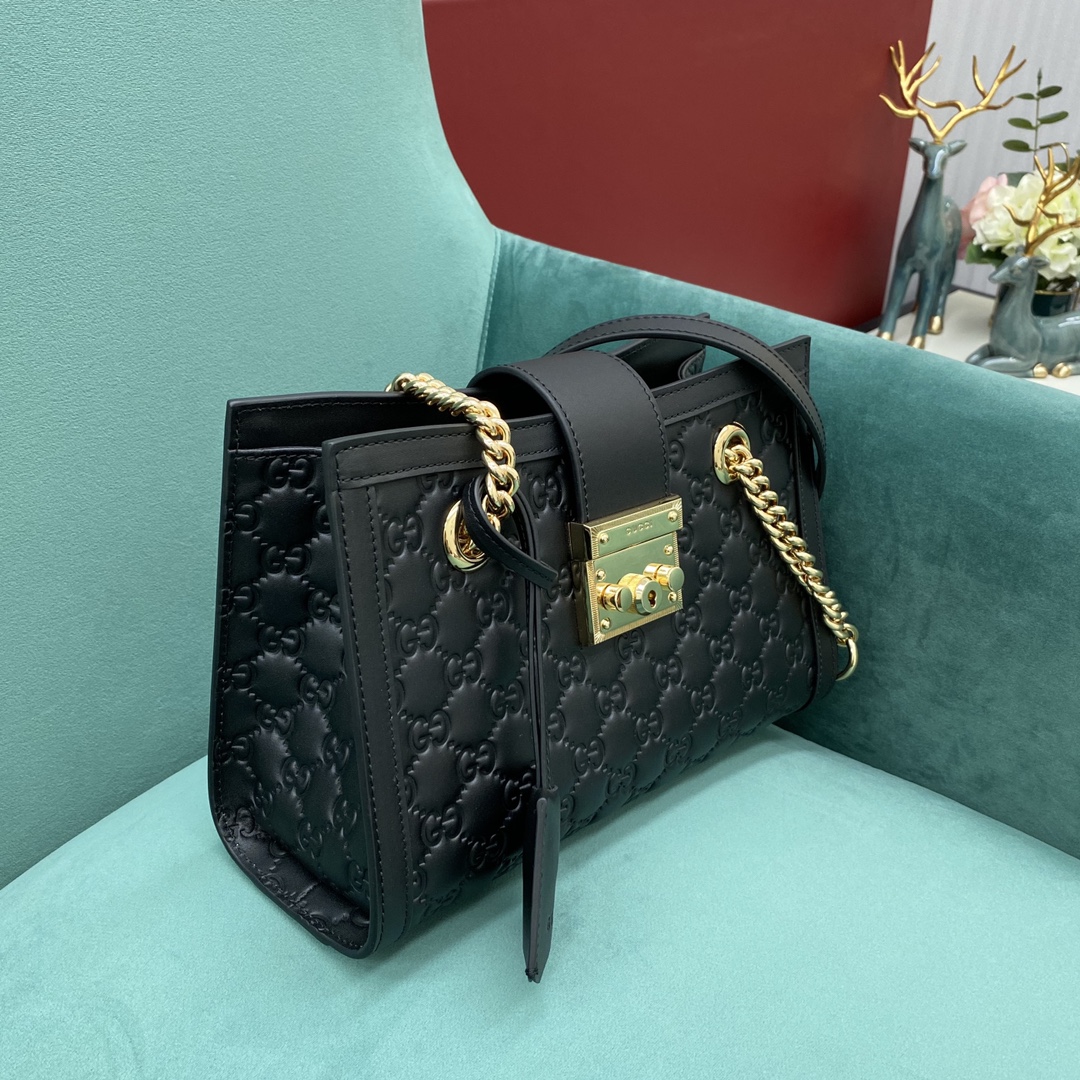 G*u*i padlock bag-26*18*10cm