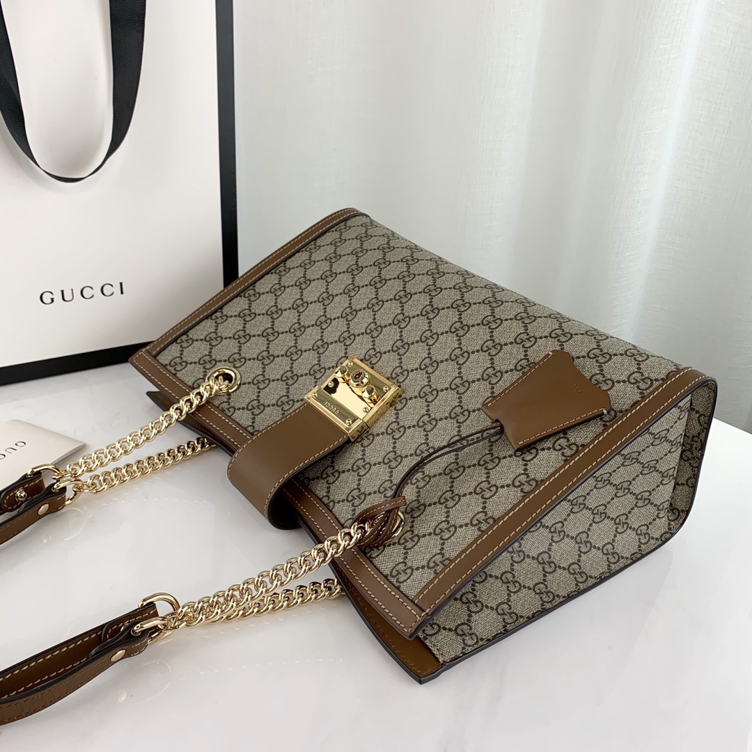 G*u*i padlock bag-35x23x14cm