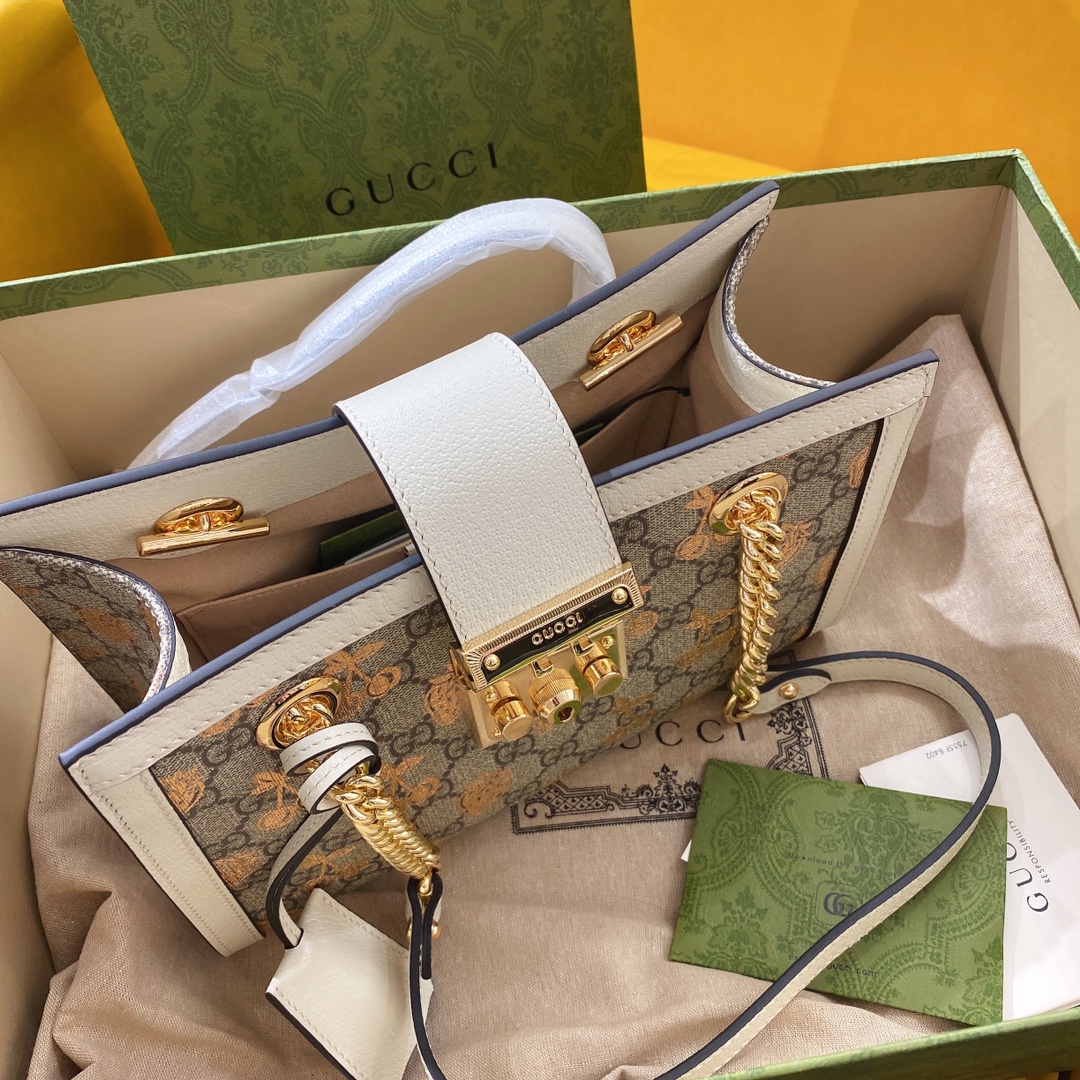 G*u*i padlock bag-26*18*10cm