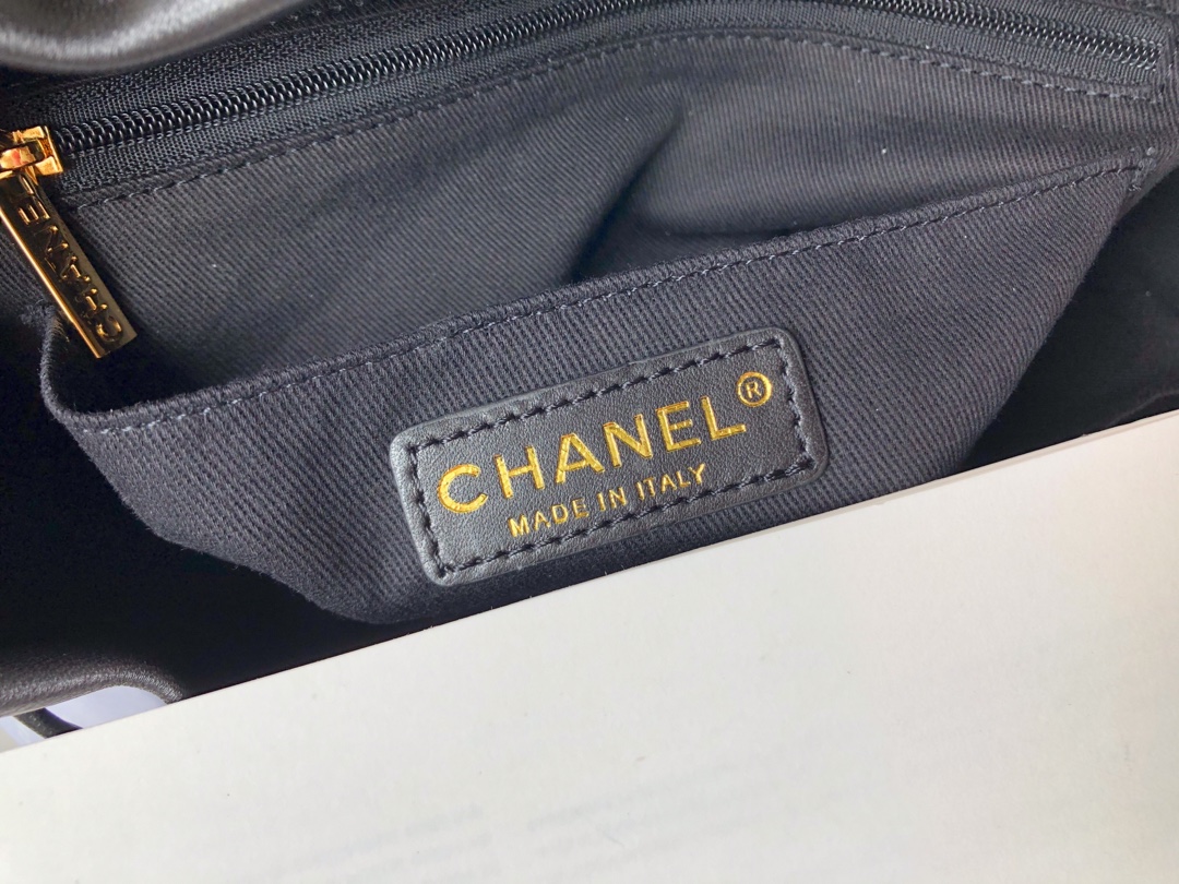 Ch@nel Backpack-Gold Hardware-20*25*10&30*25*15CM