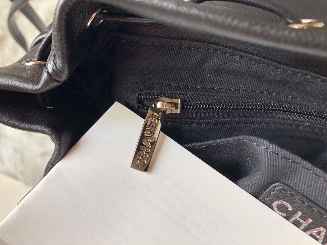 Ch@nel Backpack-Silver Hardware-20*25*10&30*25*15CM