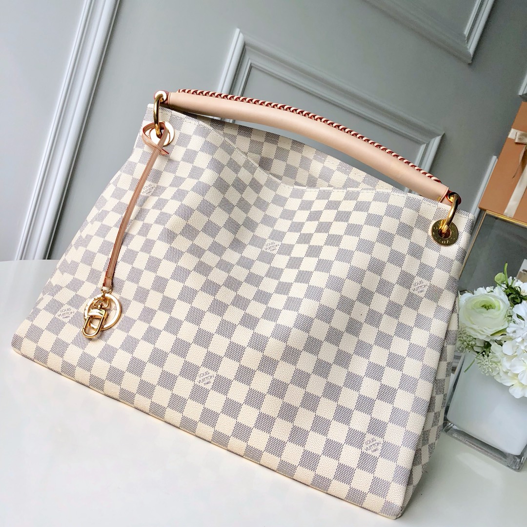 l**is V*t*n artsy damier azur bag-46*32*24cm