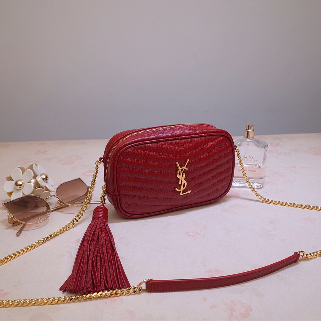 YSL Mini Lou Camera Bag-‎19*11*5CM