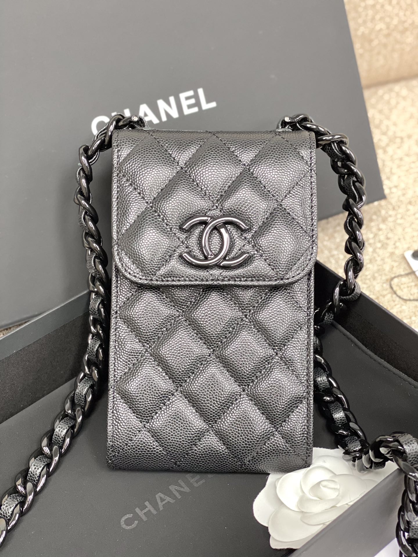 Ch@nel Phone Bag-18.5*10*2.5CM