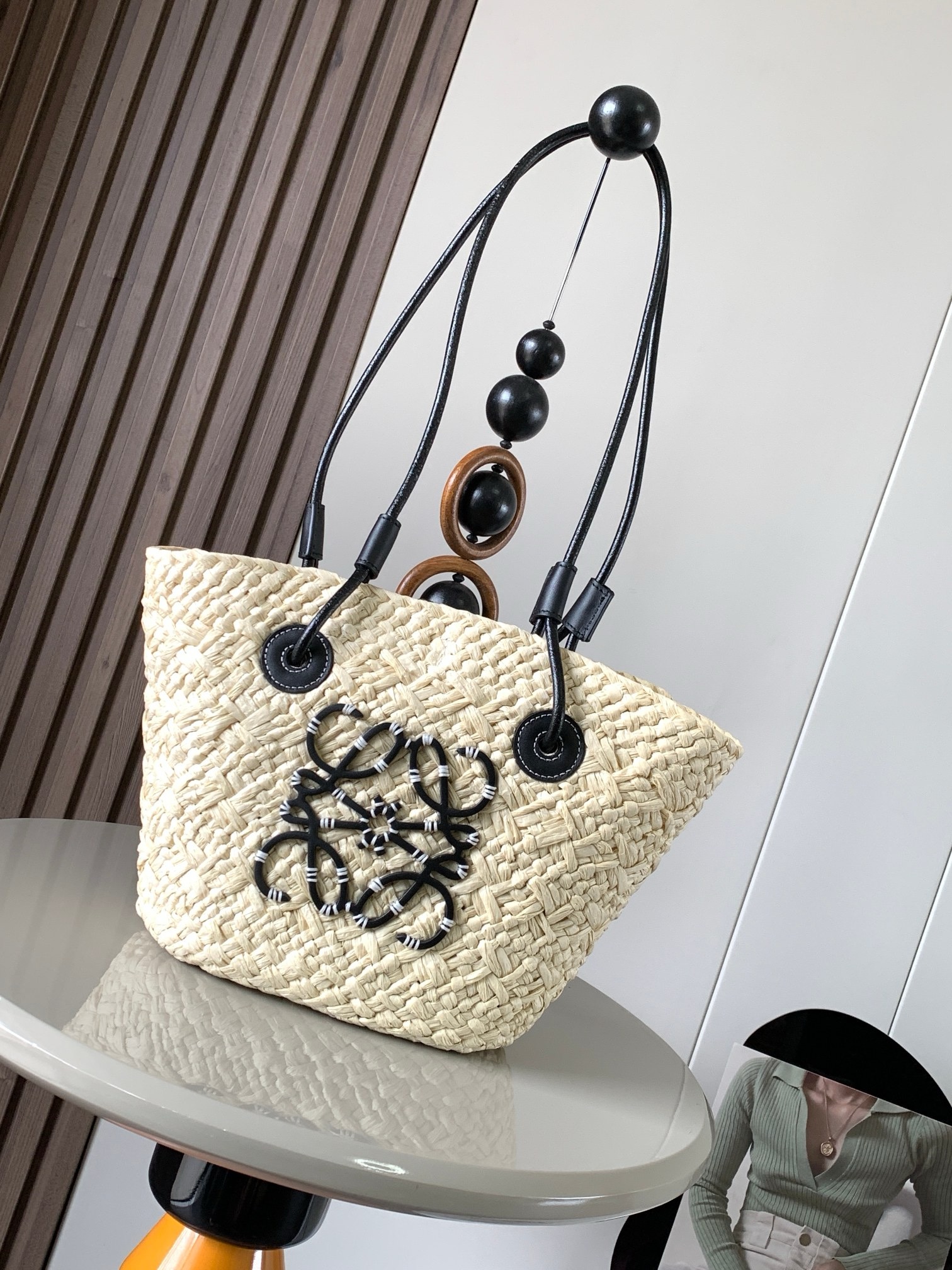 Loewe Anagram Basket Tote-34*16.5*13CM