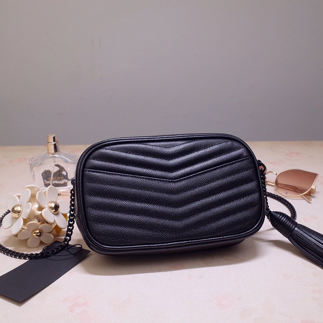 YSL Mini Lou Camera Bag-‎19*11*5CM