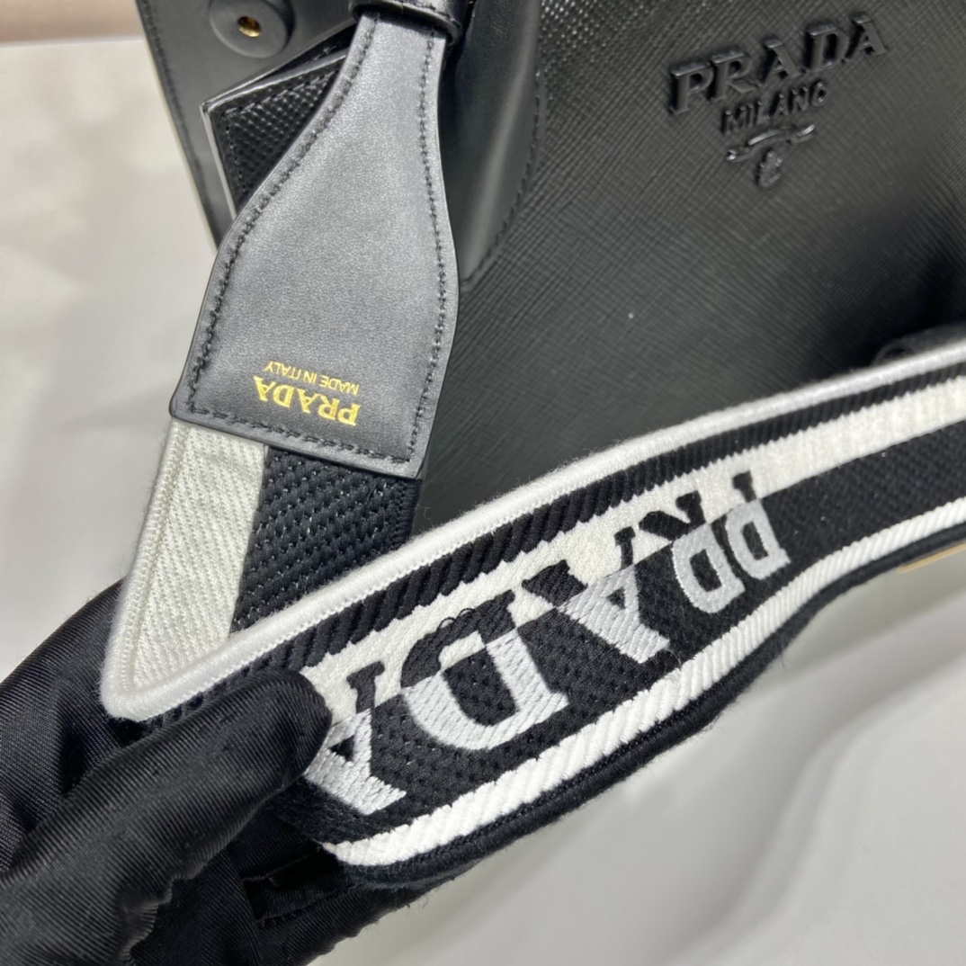 Pra*a 1ba156 tote-26*20*15&33*24*15cm