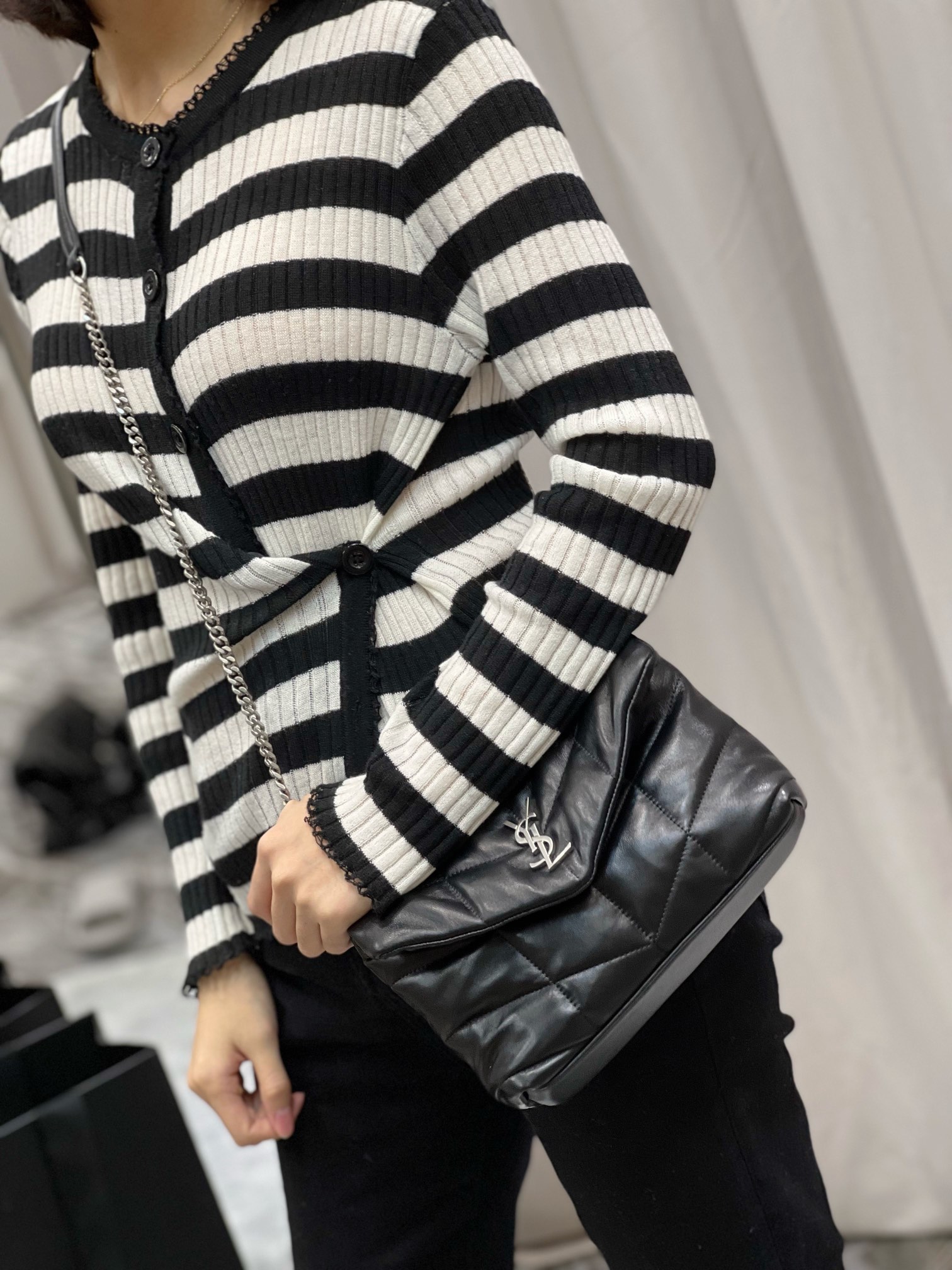 YSL Loulou Puffer-Lambskin Leather