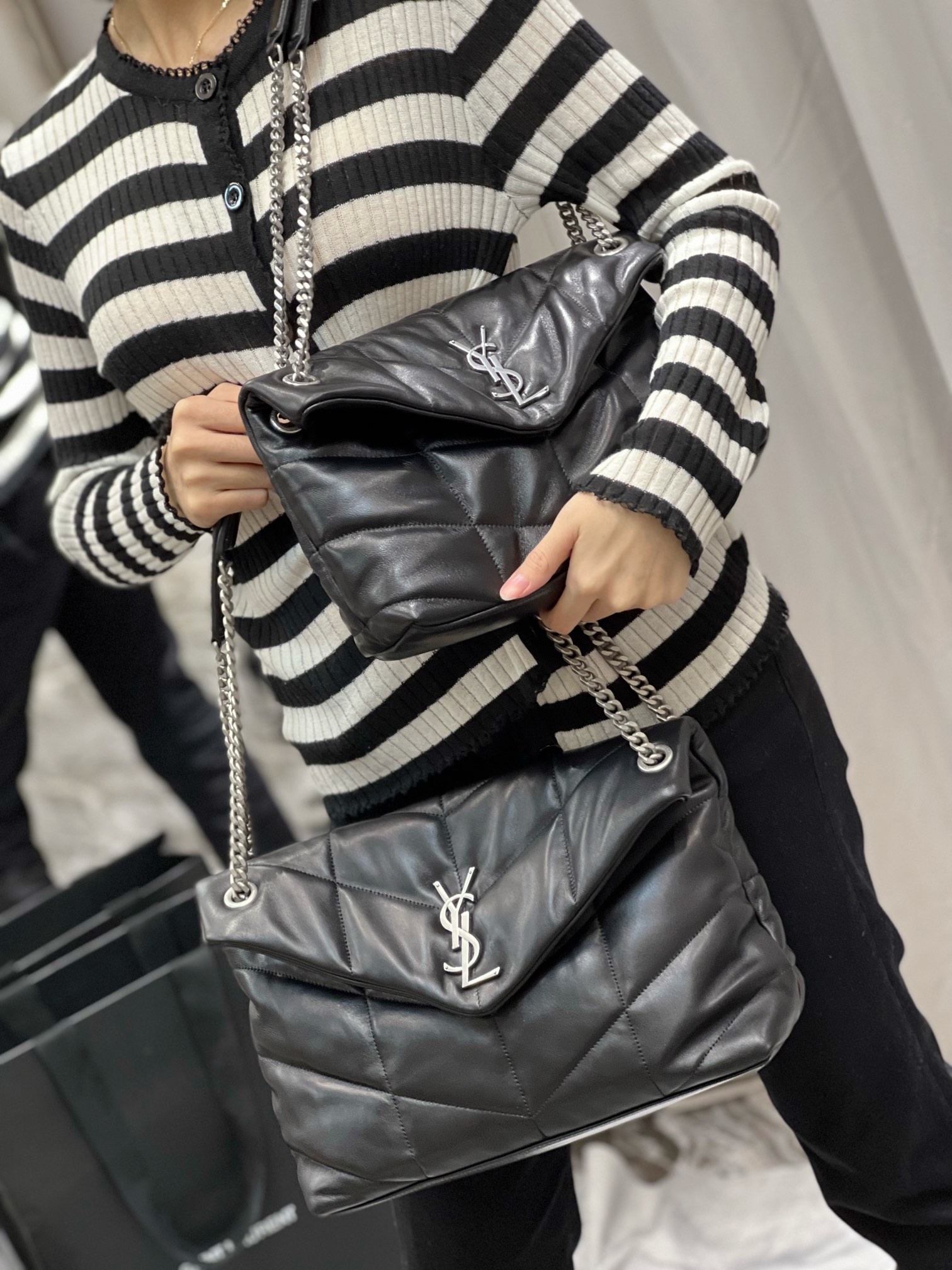 YSL Loulou Puffer-Lambskin Leather