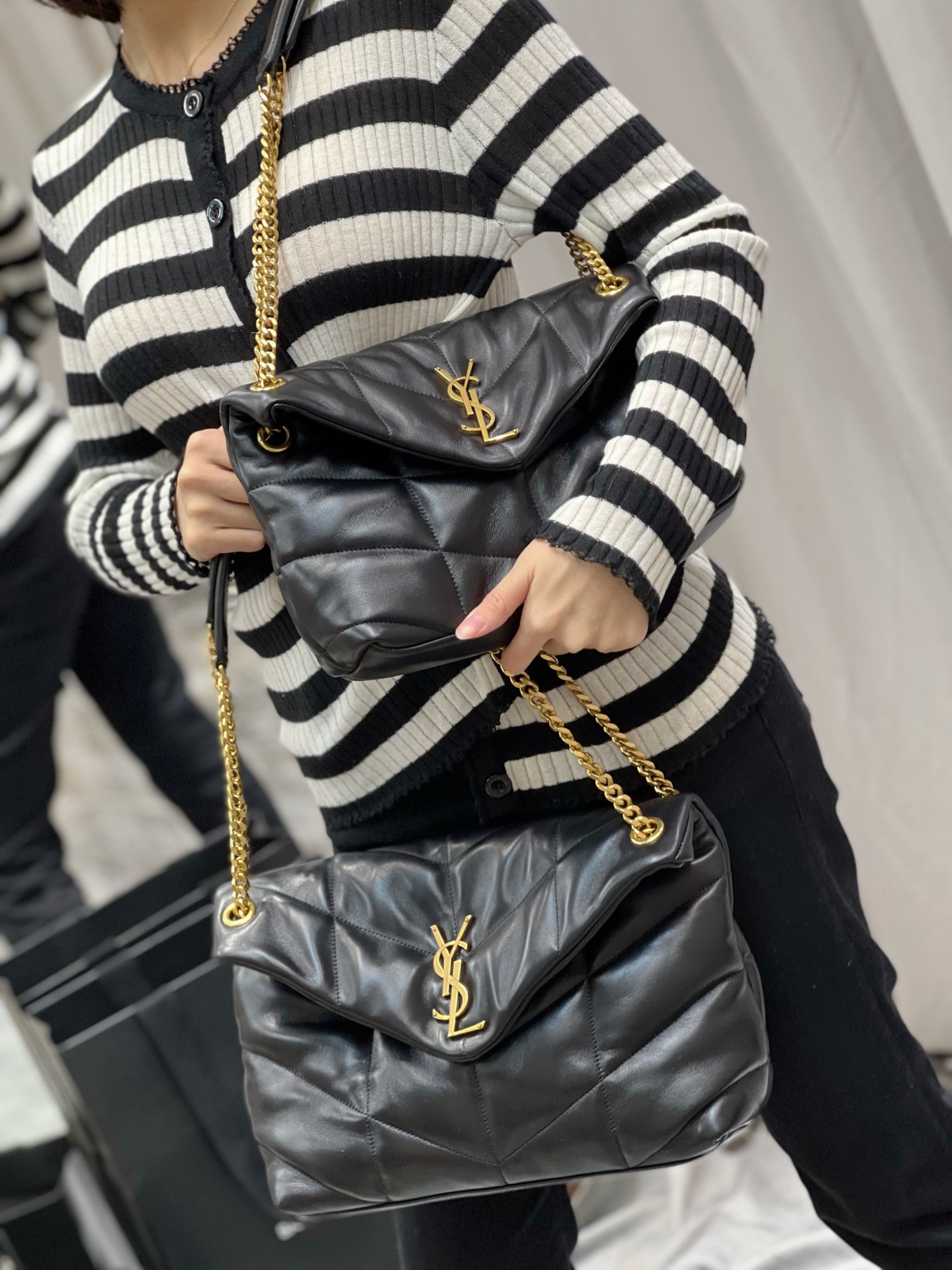 YSL Loulou Puffer-Lambskin Leather
