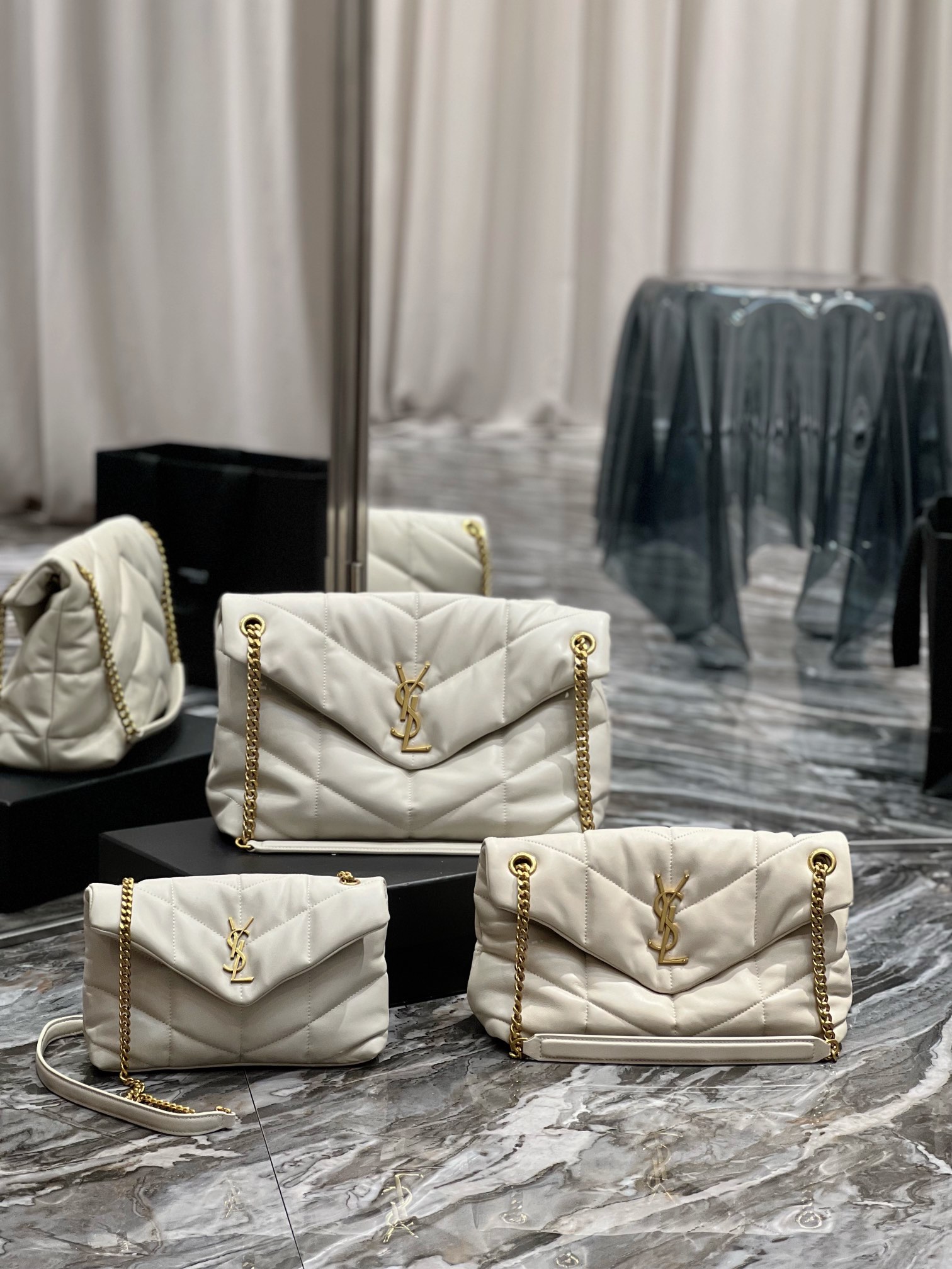 YSL Loulou Puffer-Lambskin Leather