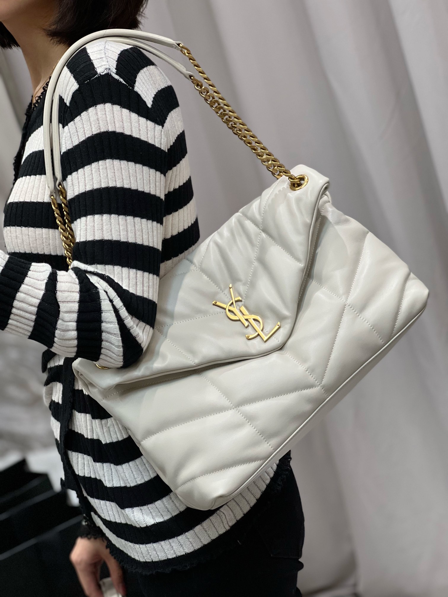 YSL Loulou Puffer-Lambskin Leather