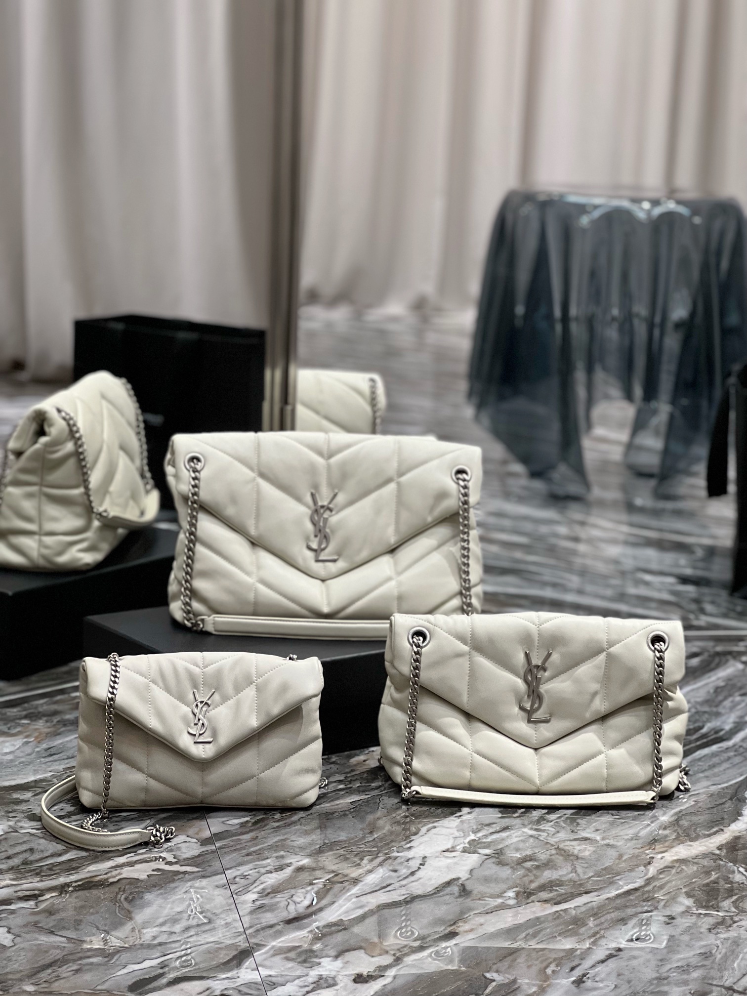 YSL Loulou Puffer-Lambskin Leather