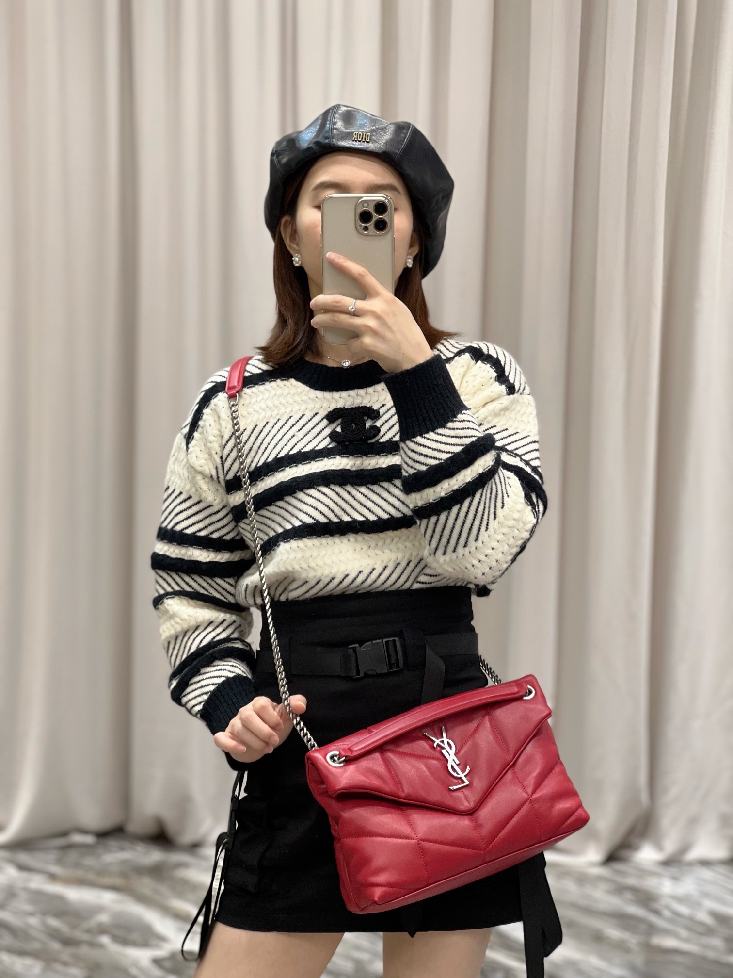 YSL Loulou Puffer-Lambskin Leather