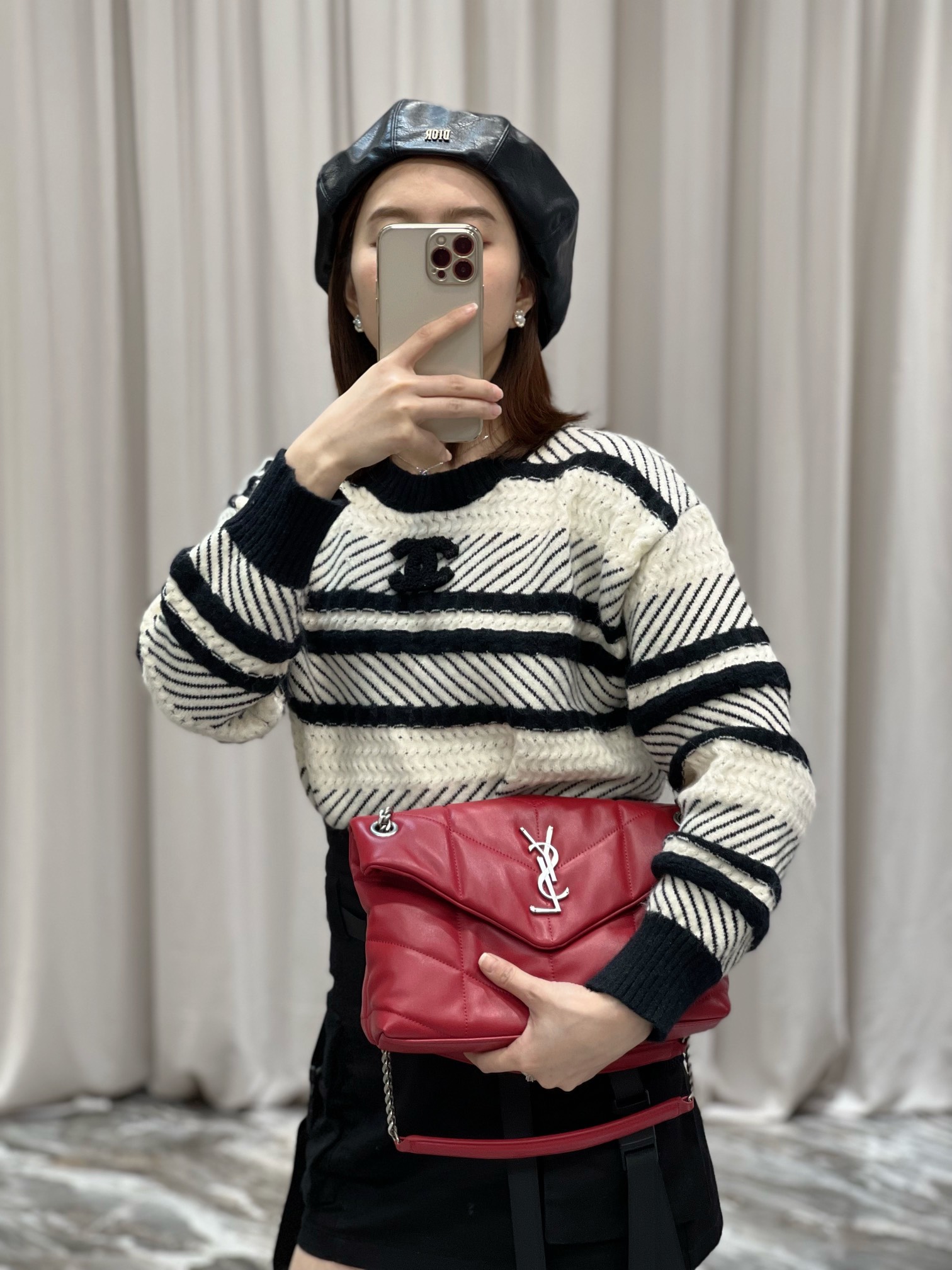 YSL Loulou Puffer-Lambskin Leather