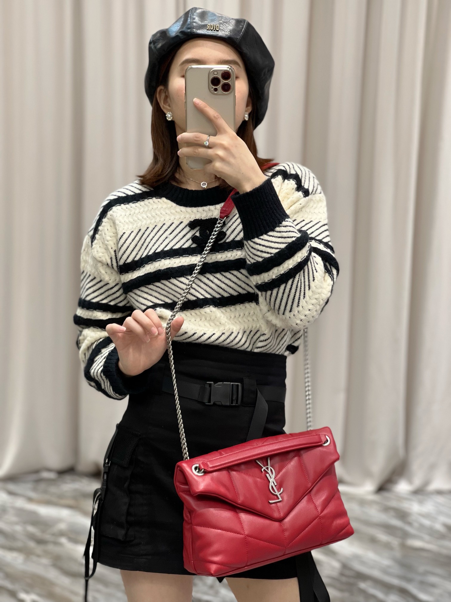 YSL Loulou Puffer-Lambskin Leather