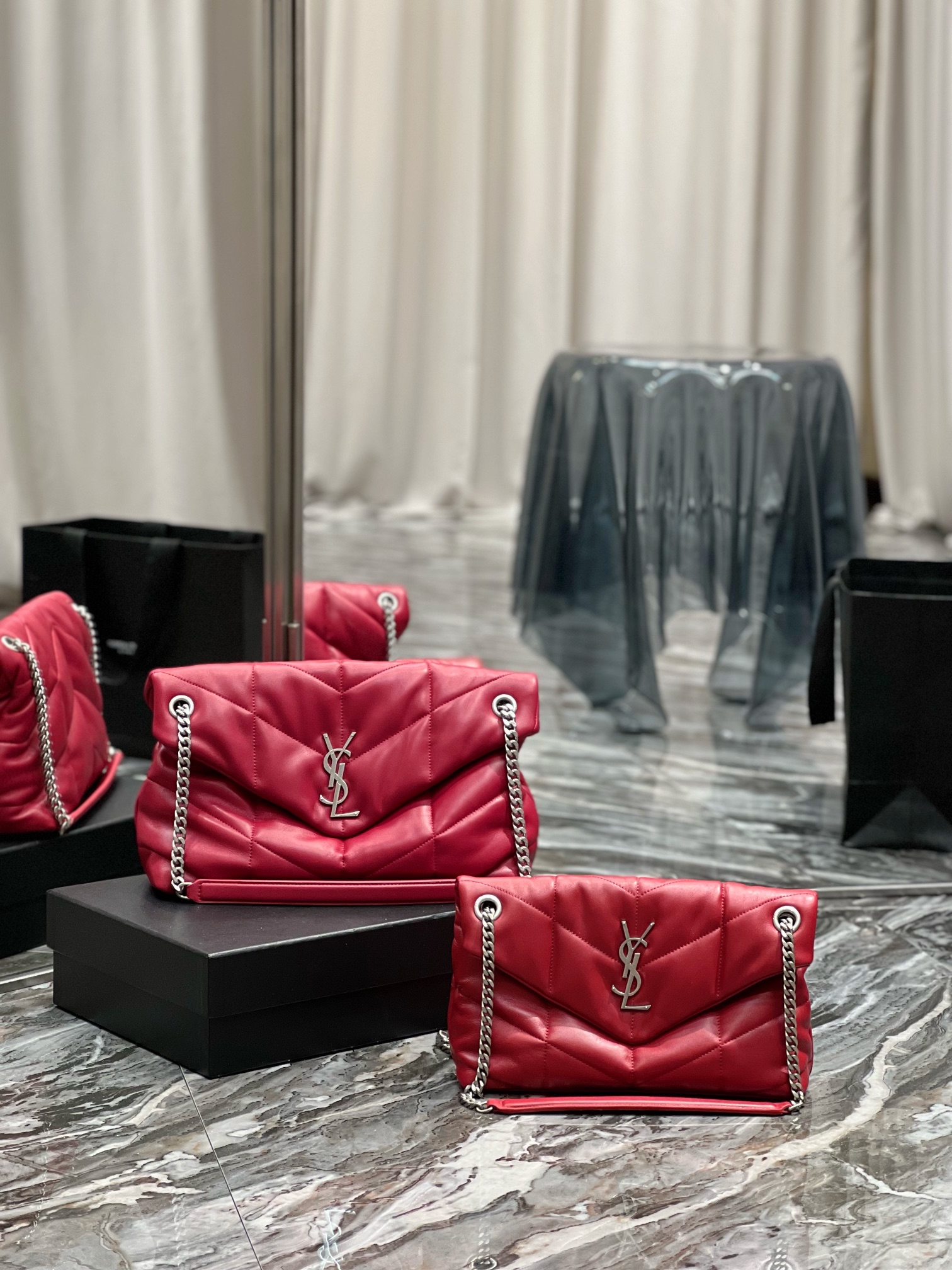 YSL Loulou Puffer-Lambskin Leather