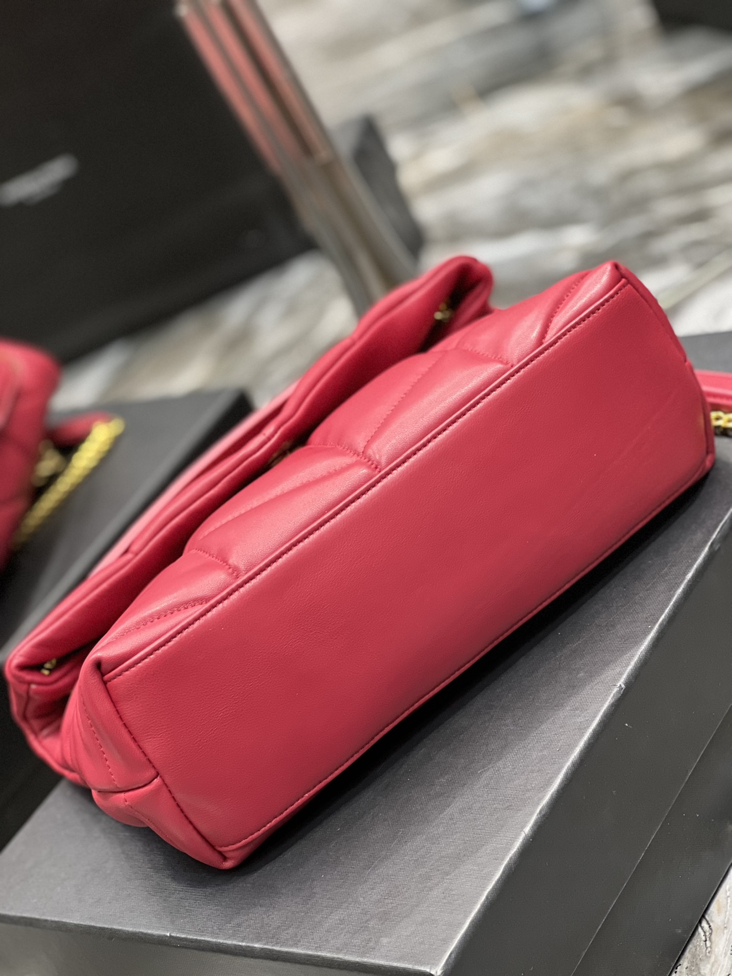 YSL Loulou Puffer-Lambskin Leather