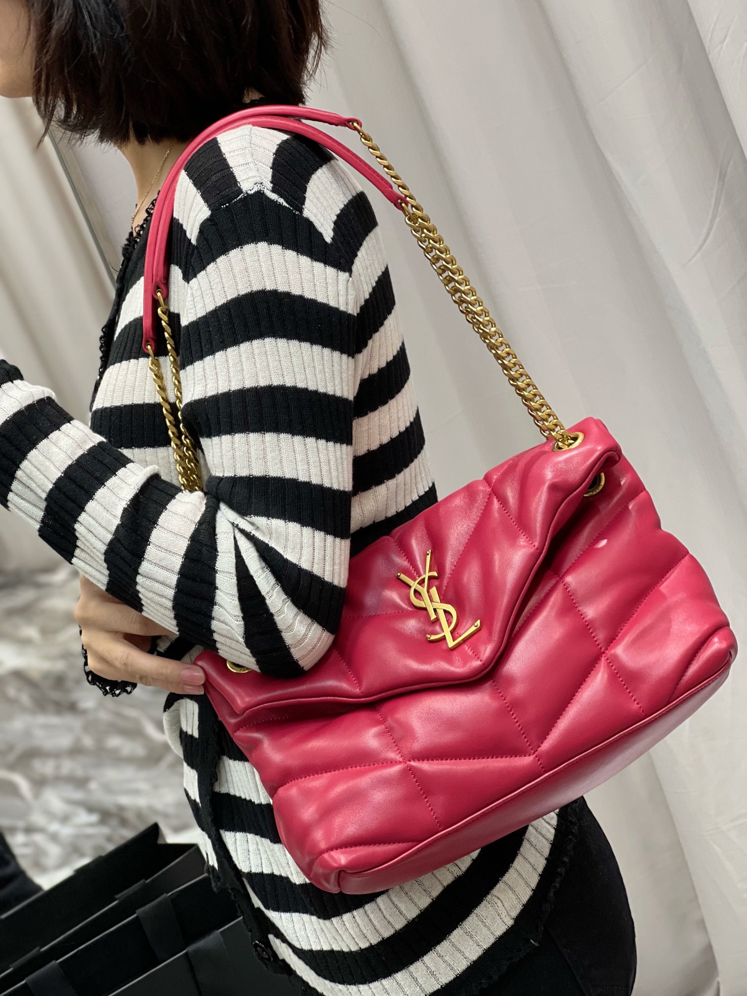 YSL Loulou Puffer-Lambskin Leather