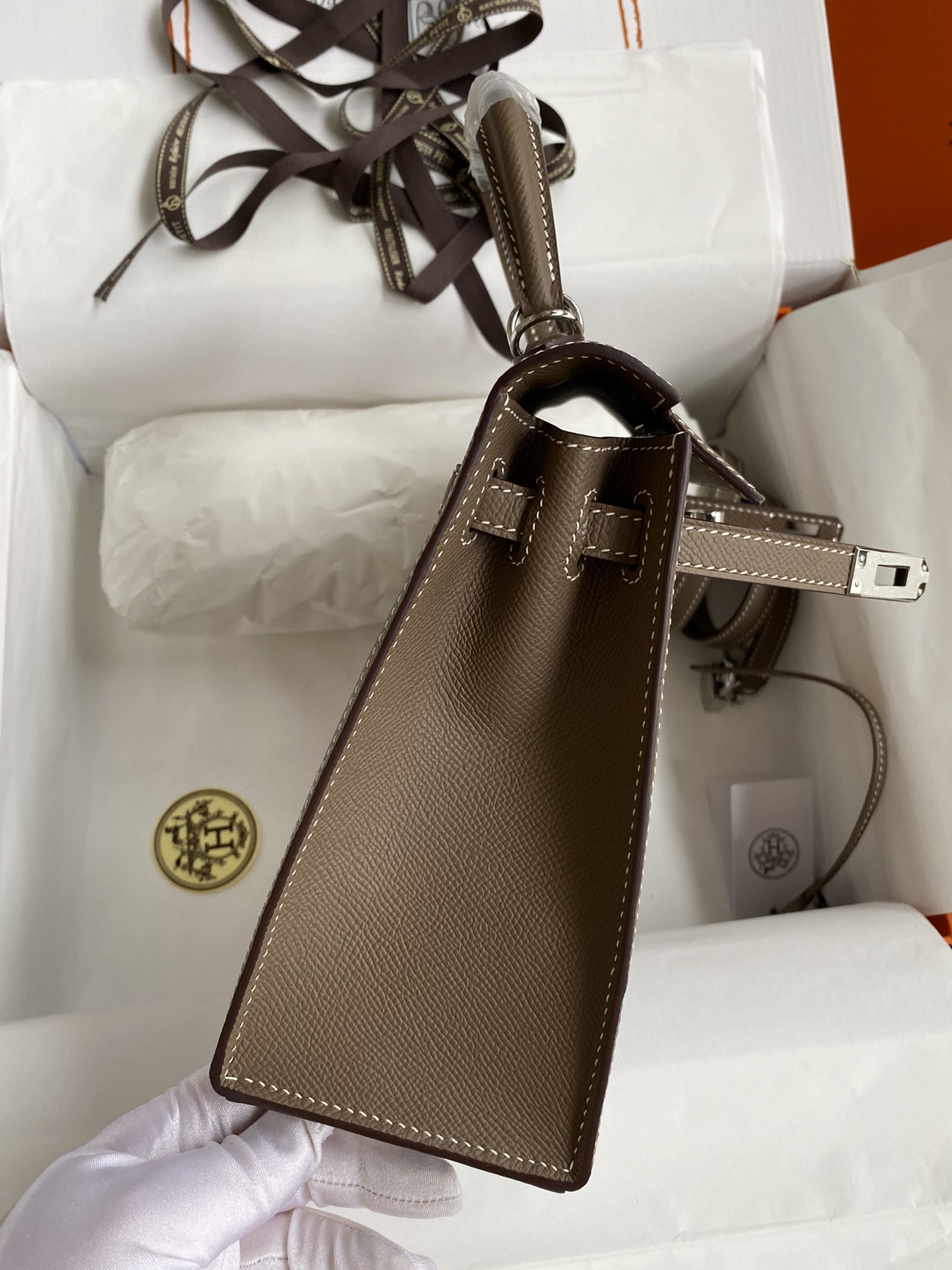 H**mes kelly-epsom leather-25cm