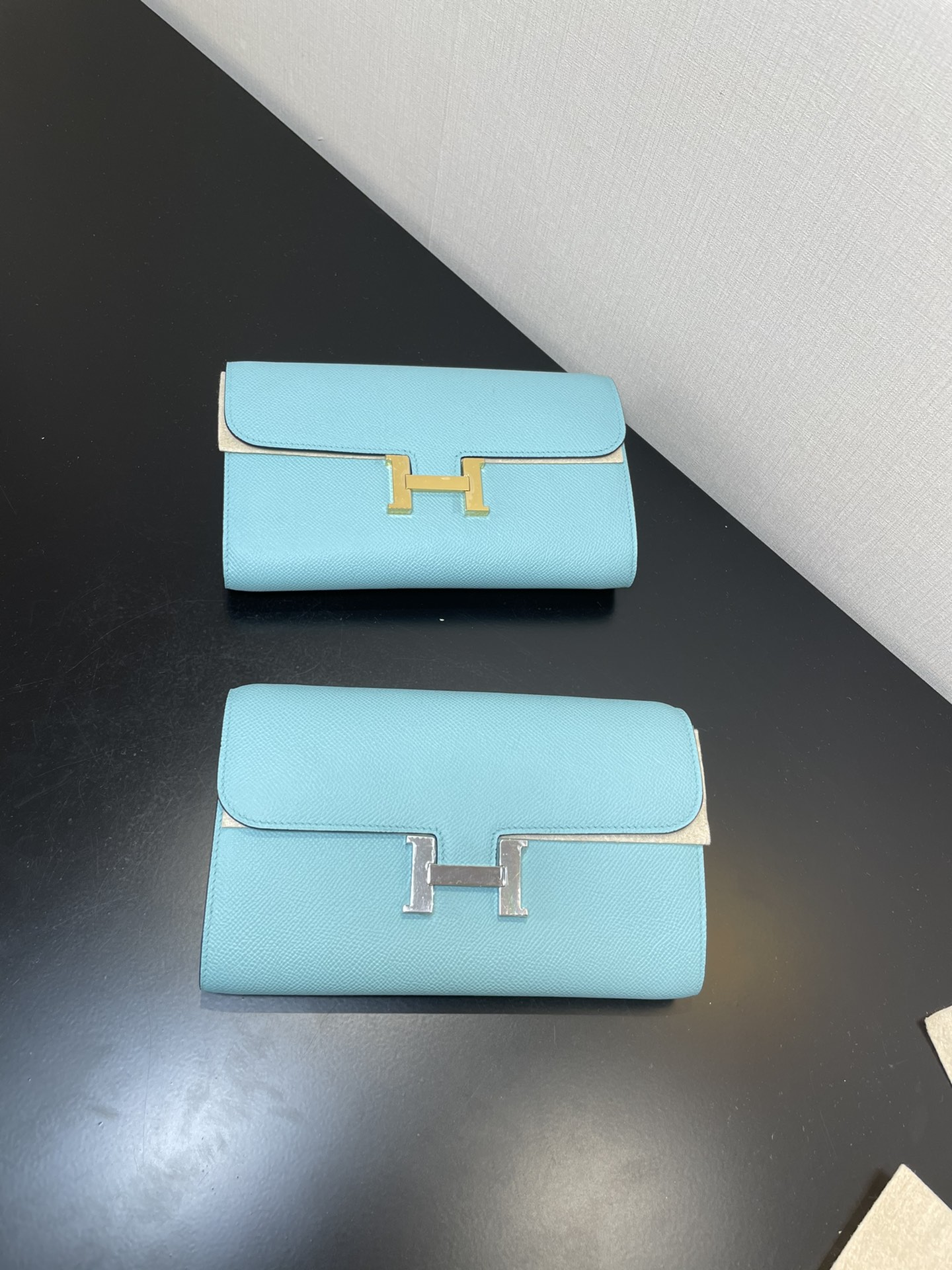 H**mes constance wallet on chain-epsom-20*13*2cm