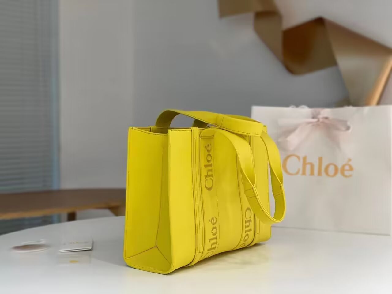 Chloe Woody Tote Bag
