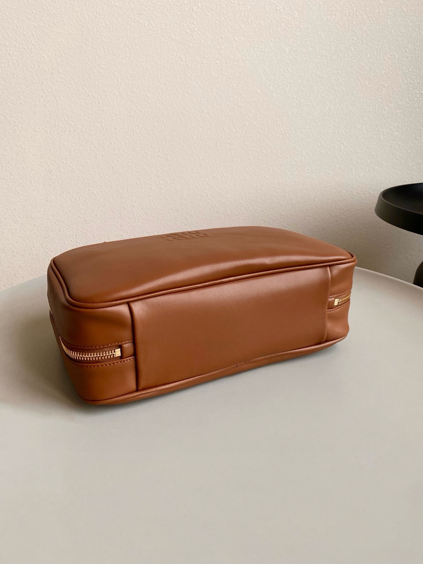 MiuMiu Leather Top Handbag-34X23X12CM