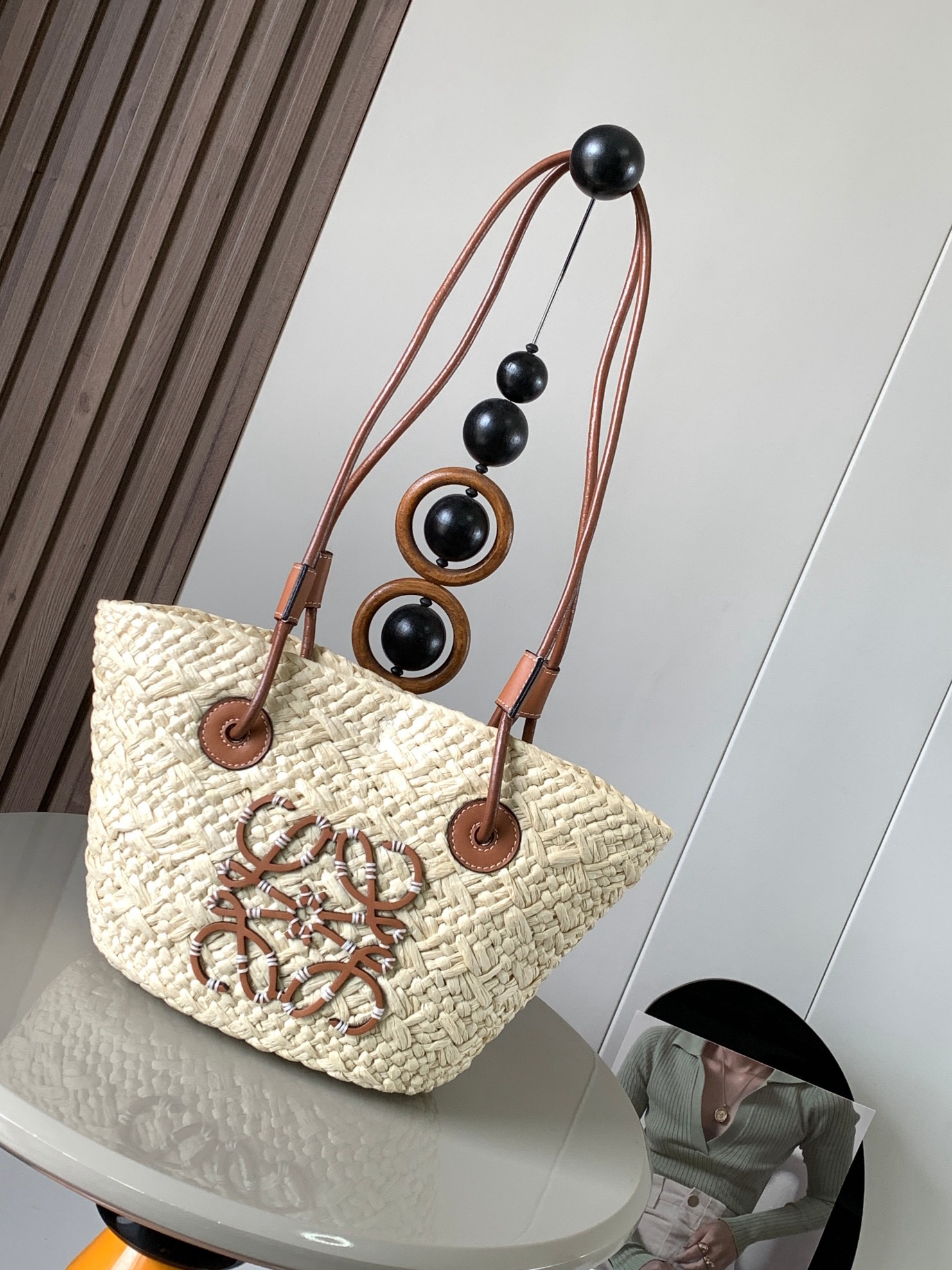 Loewe Anagram Basket Tote-34*16.5*13CM